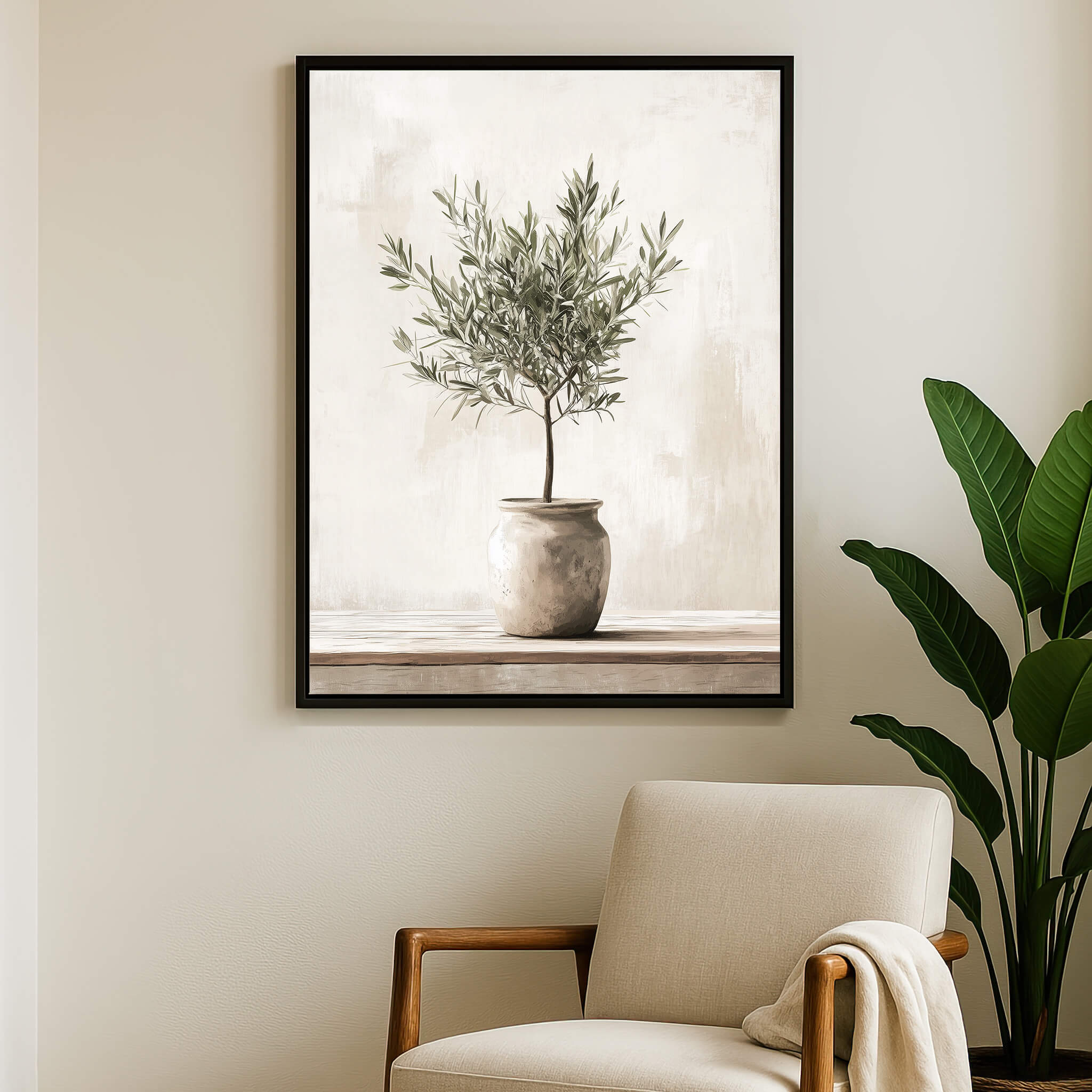 Olive Still Life No.10 Canvas Print Wall Art - Melrose Editions