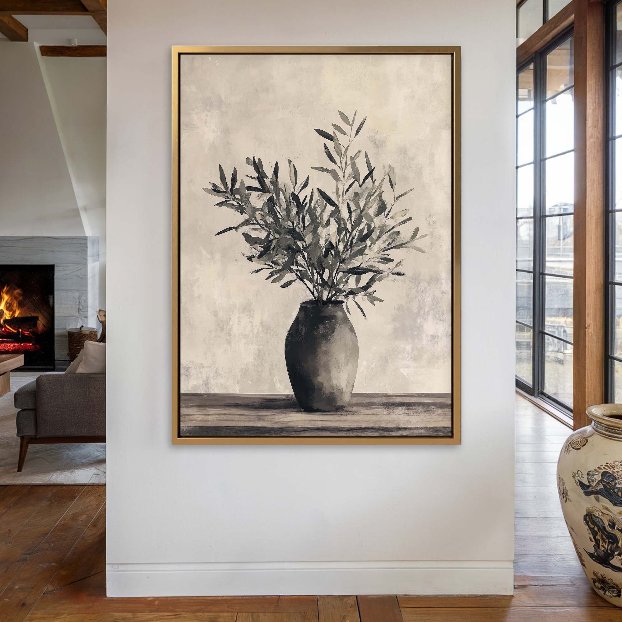 Olive Still Life No.2 Canvas Print Wall Art - Melrose Editions
