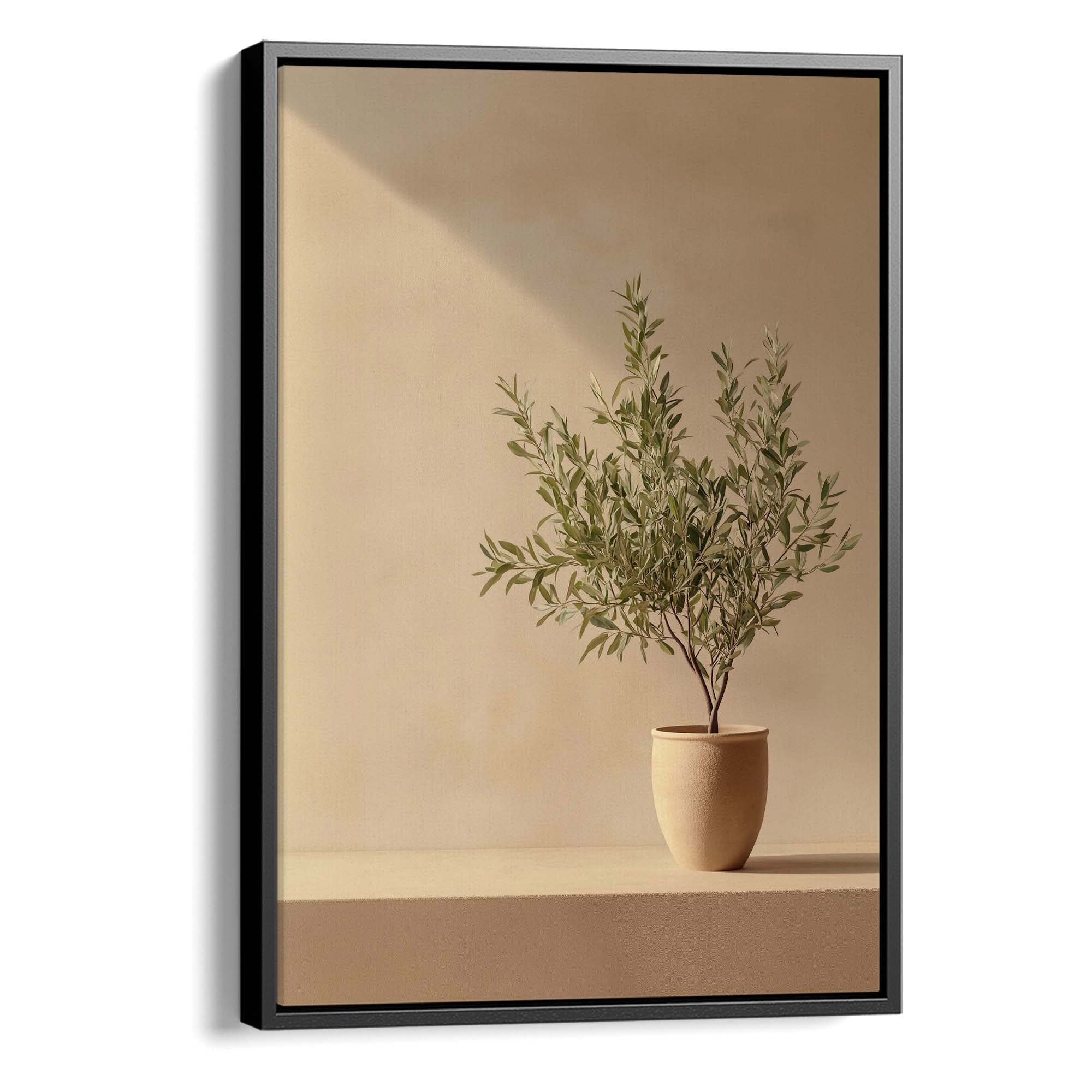 Olive Still Life No.5 Canvas Print Black Wall Art - Melrose Editions