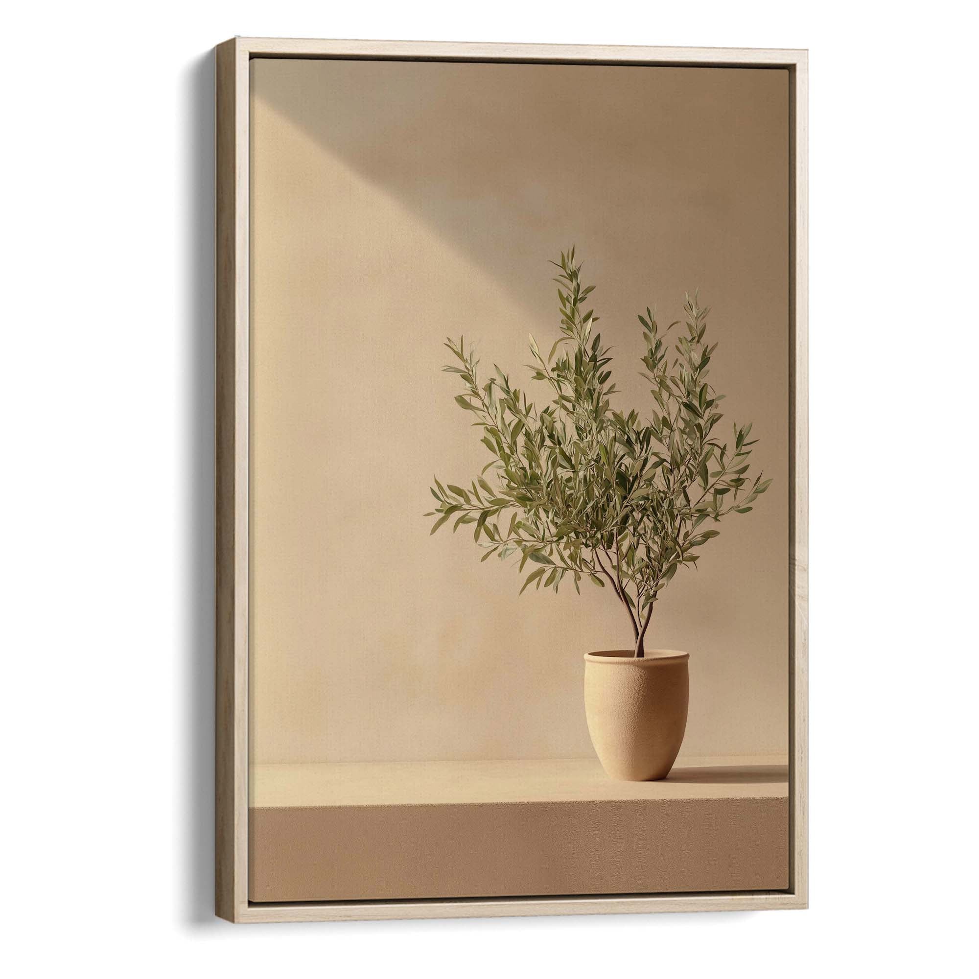 Olive Still Life No.5 Canvas Print Natural Wall Art - Melrose Editions