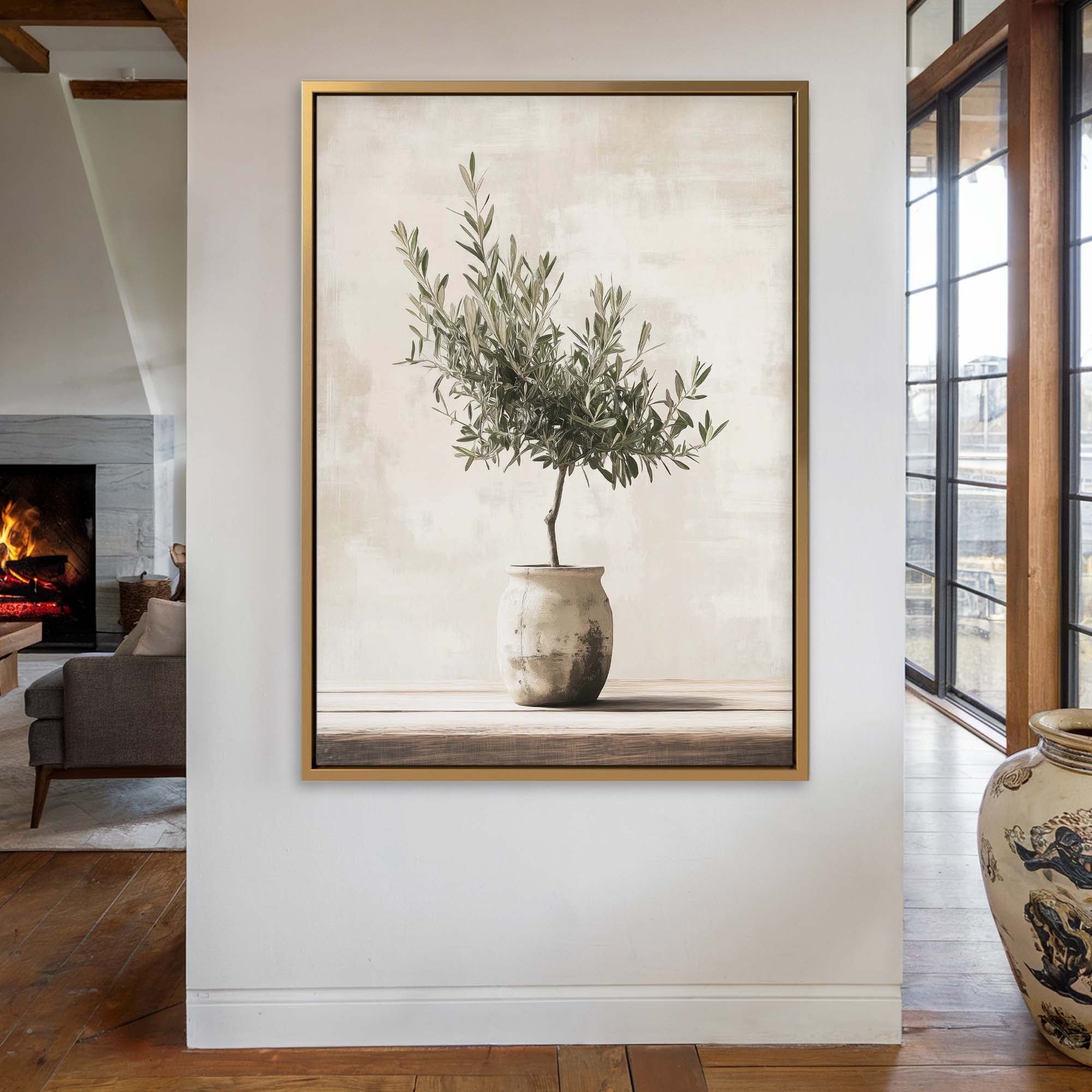 Olive Still Life No.8 Canvas Print Wall Art - Melrose Editions