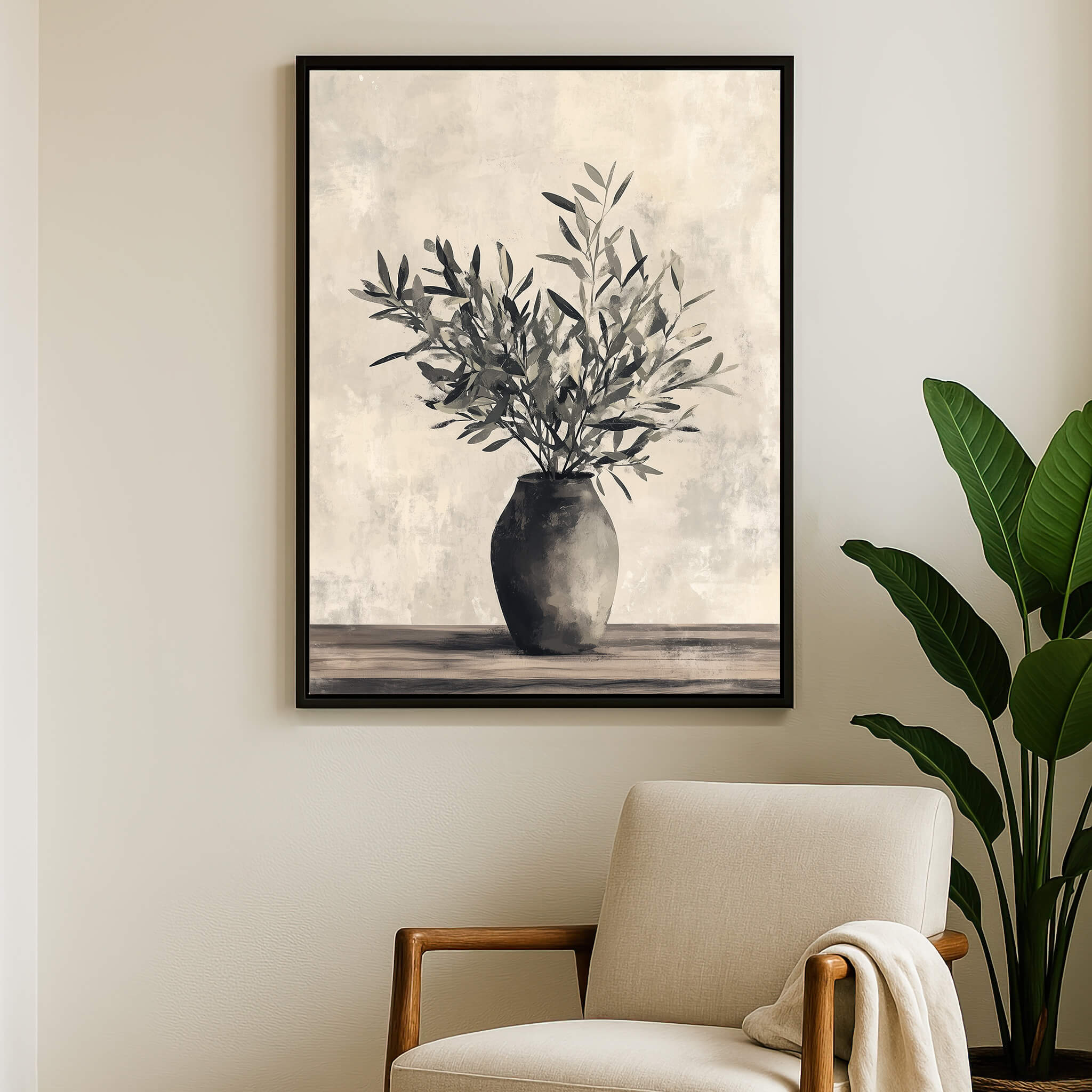 Olive Still Life No.2 Canvas Print Wall Art - Melrose Editions