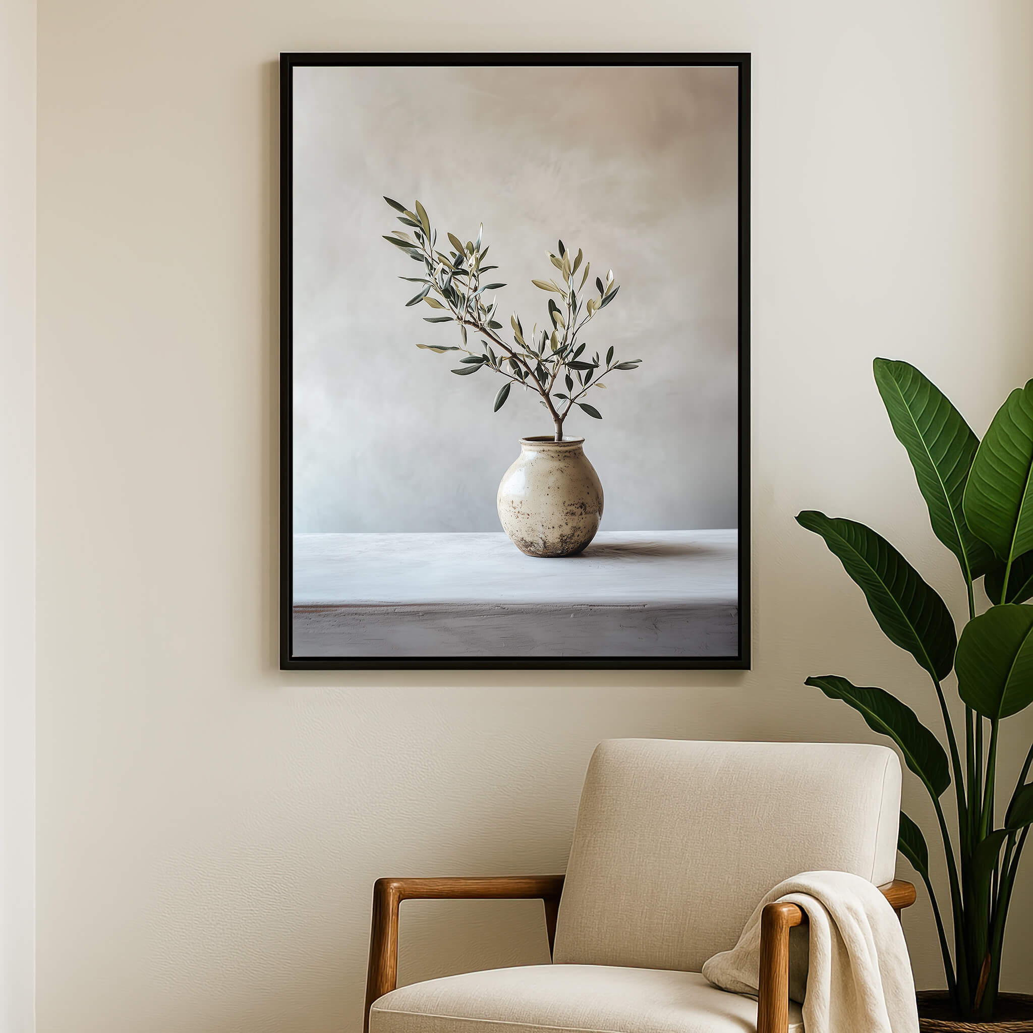 Olive Still Life No.3 Canvas Print Wall Art - Melrose Editions
