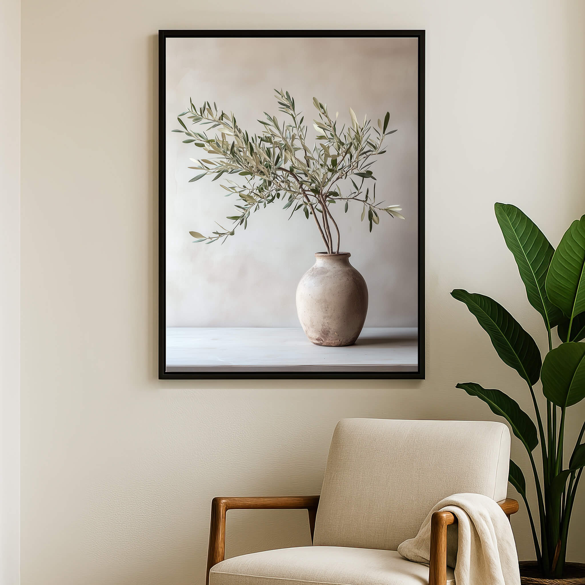 Olive Still Life No.7 Canvas Print Wall Art - Melrose Editions