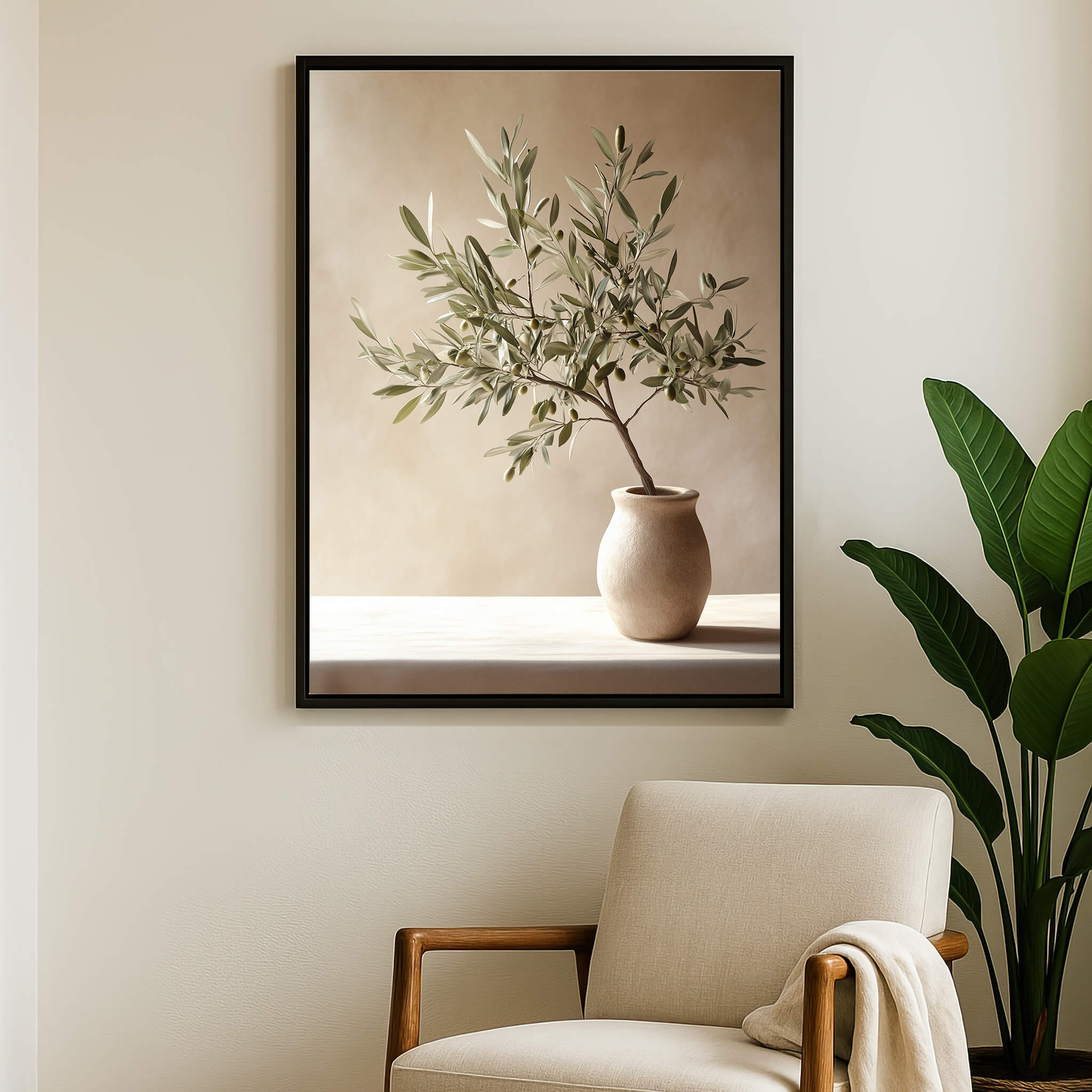 Olive Still Life No.6 Canvas Print Wall Art - Melrose Editions