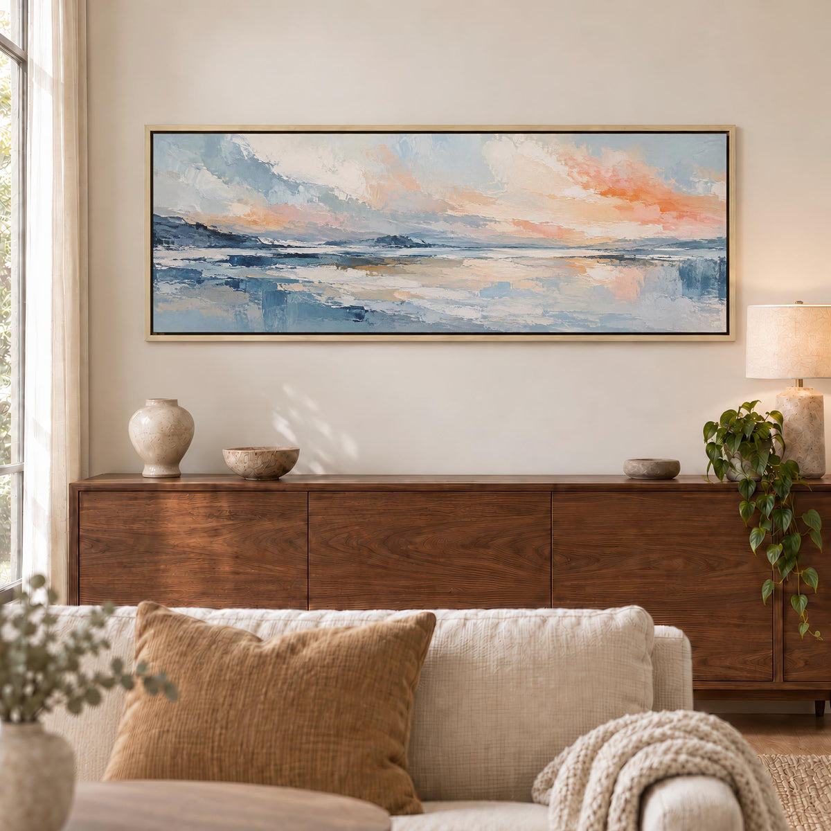 Rosewater Blue Canvas Print Wall Art - Melrose Editions