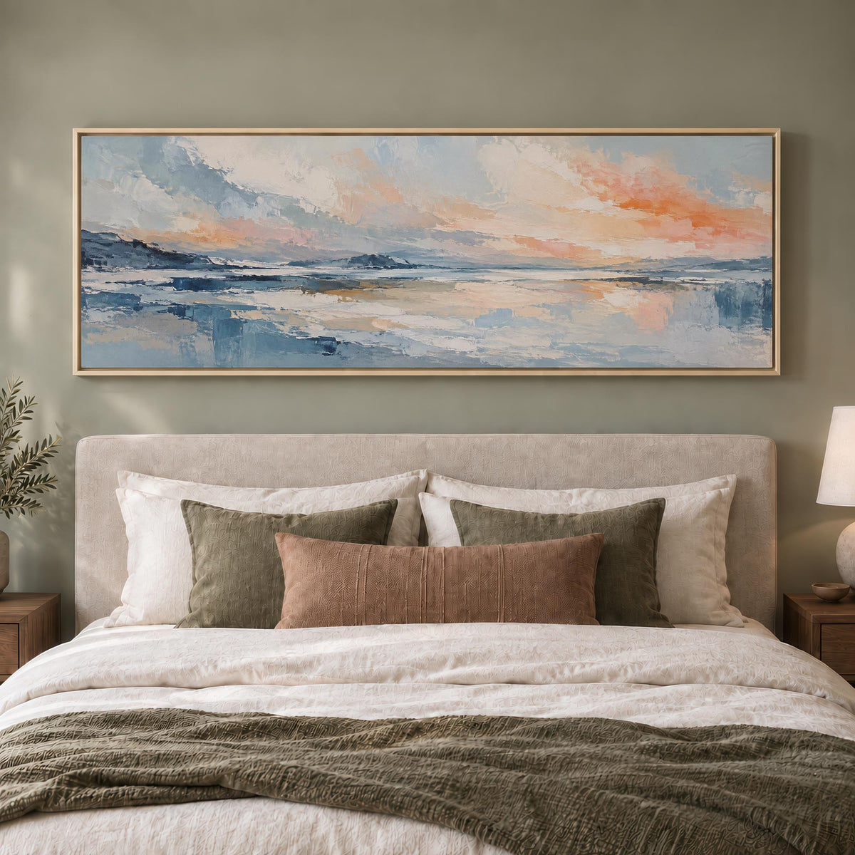 Rosewater Blue Canvas Print Wall Art - Melrose Editions