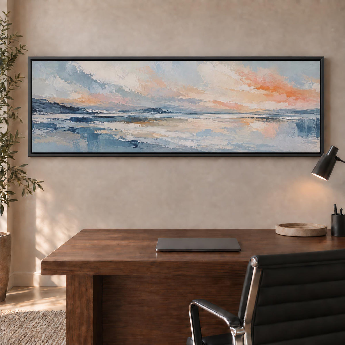 Rosewater Blue Canvas Print Wall Art - Melrose Editions