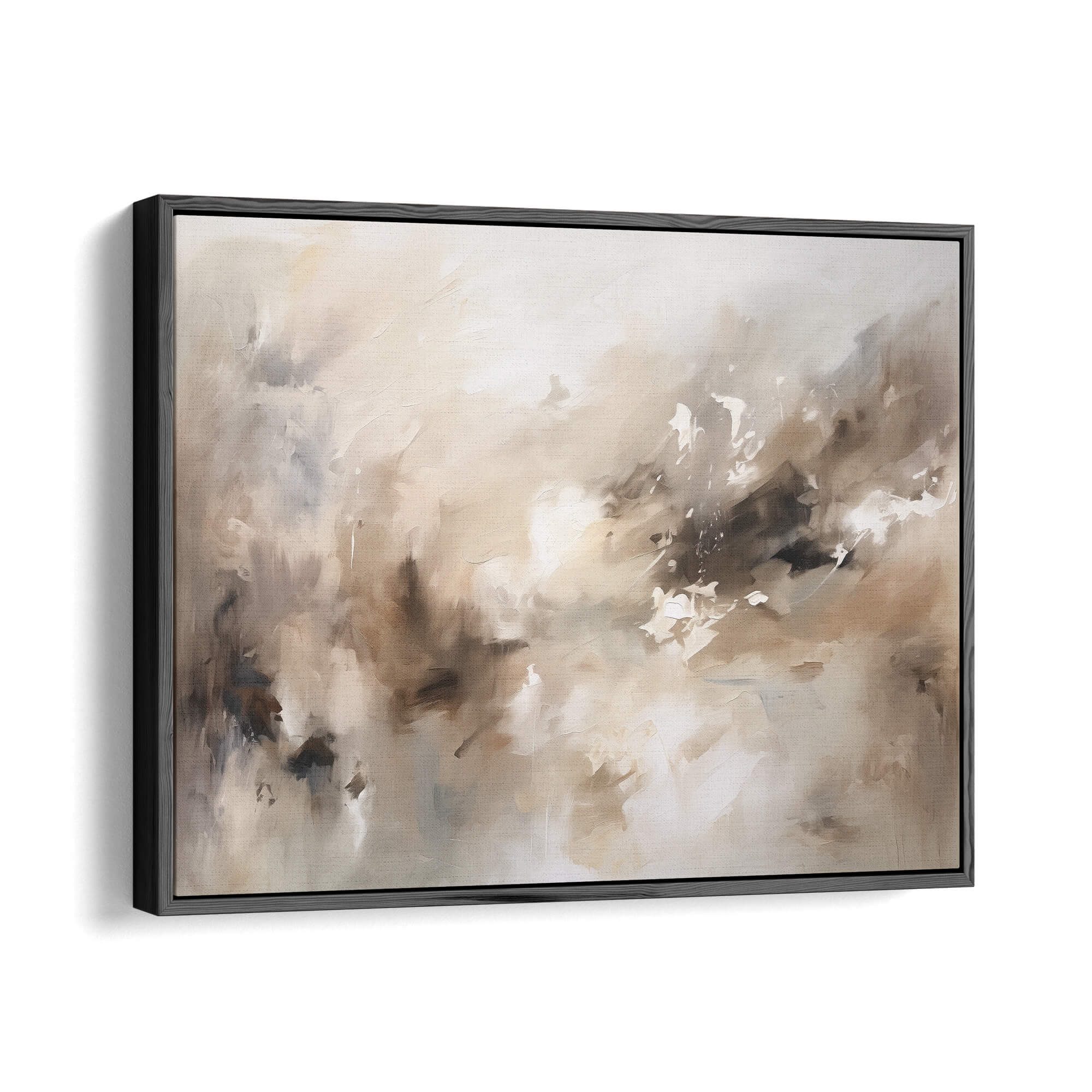 Sable Framed Canvas Black Wall Art - Melrose Editions