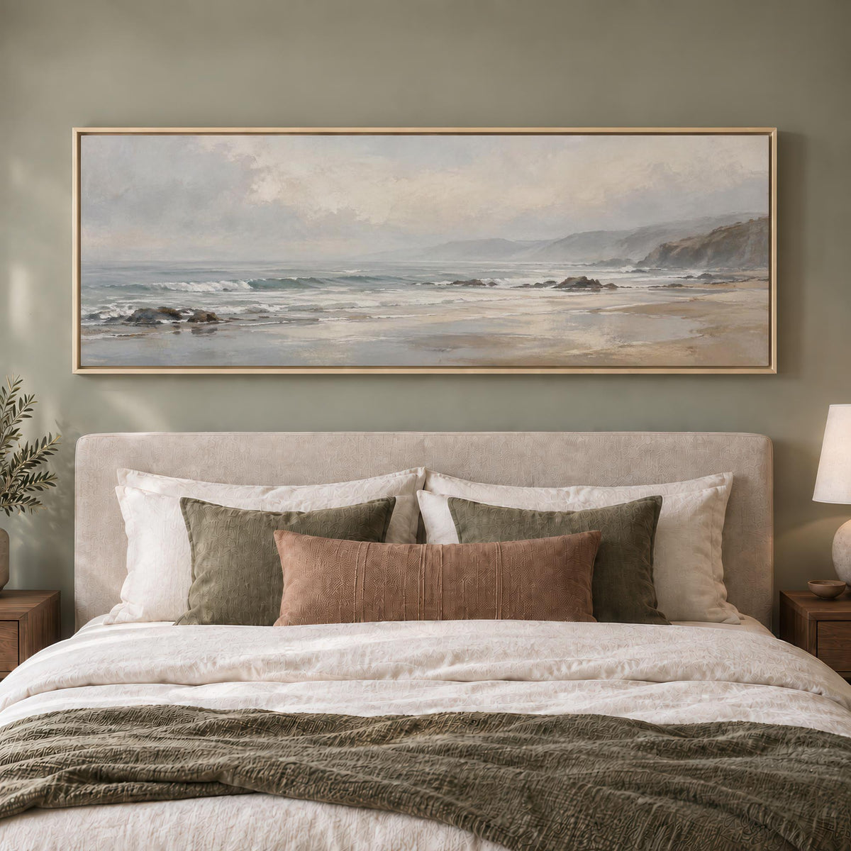 Sandy Tides Canvas Print Wall Art - Melrose Editions