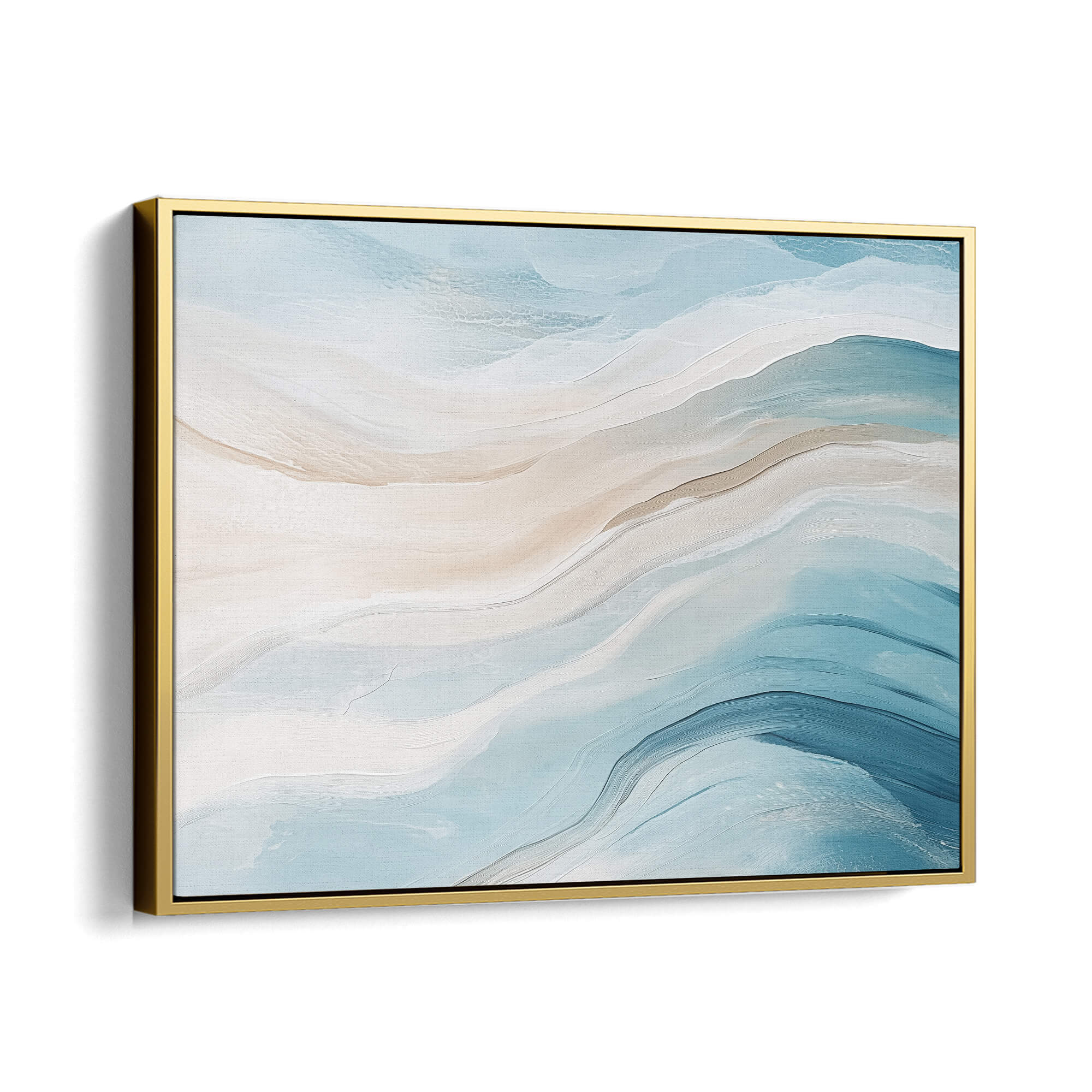 Seabound Canvas Print Gold Wall Art - Melrose Editions