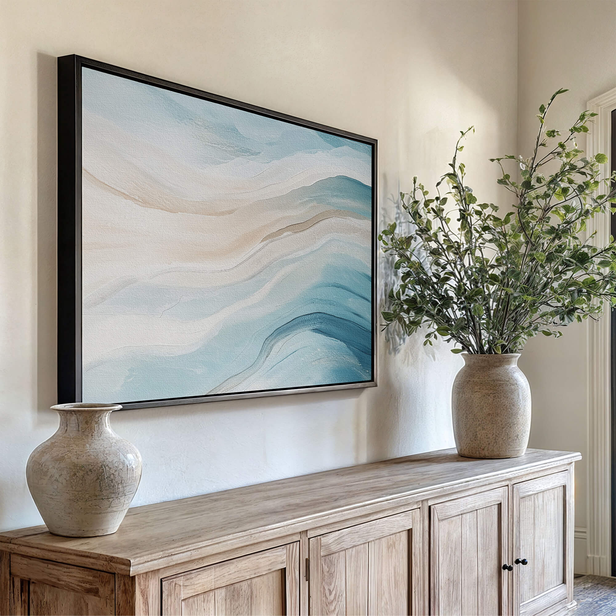 Seabound Framed Canvas Wall Art - Melrose Editions