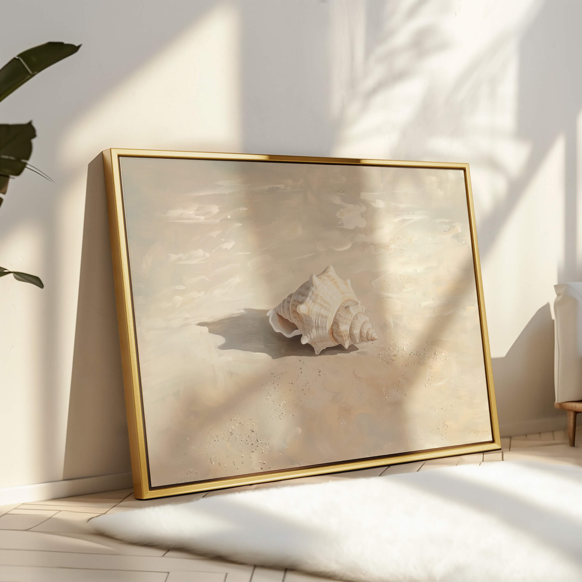 Seabreeze Shell Canvas Print Wall Art - Melrose Editions