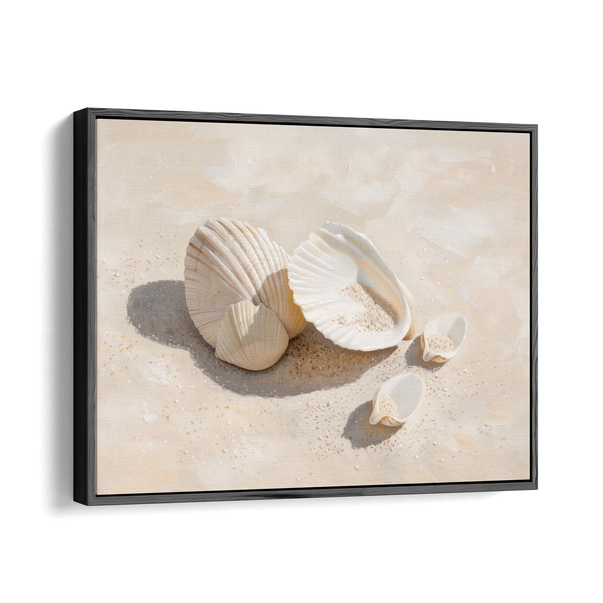 Seaside Trinkets Canvas Print Black Wall Art - Melrose Editions
