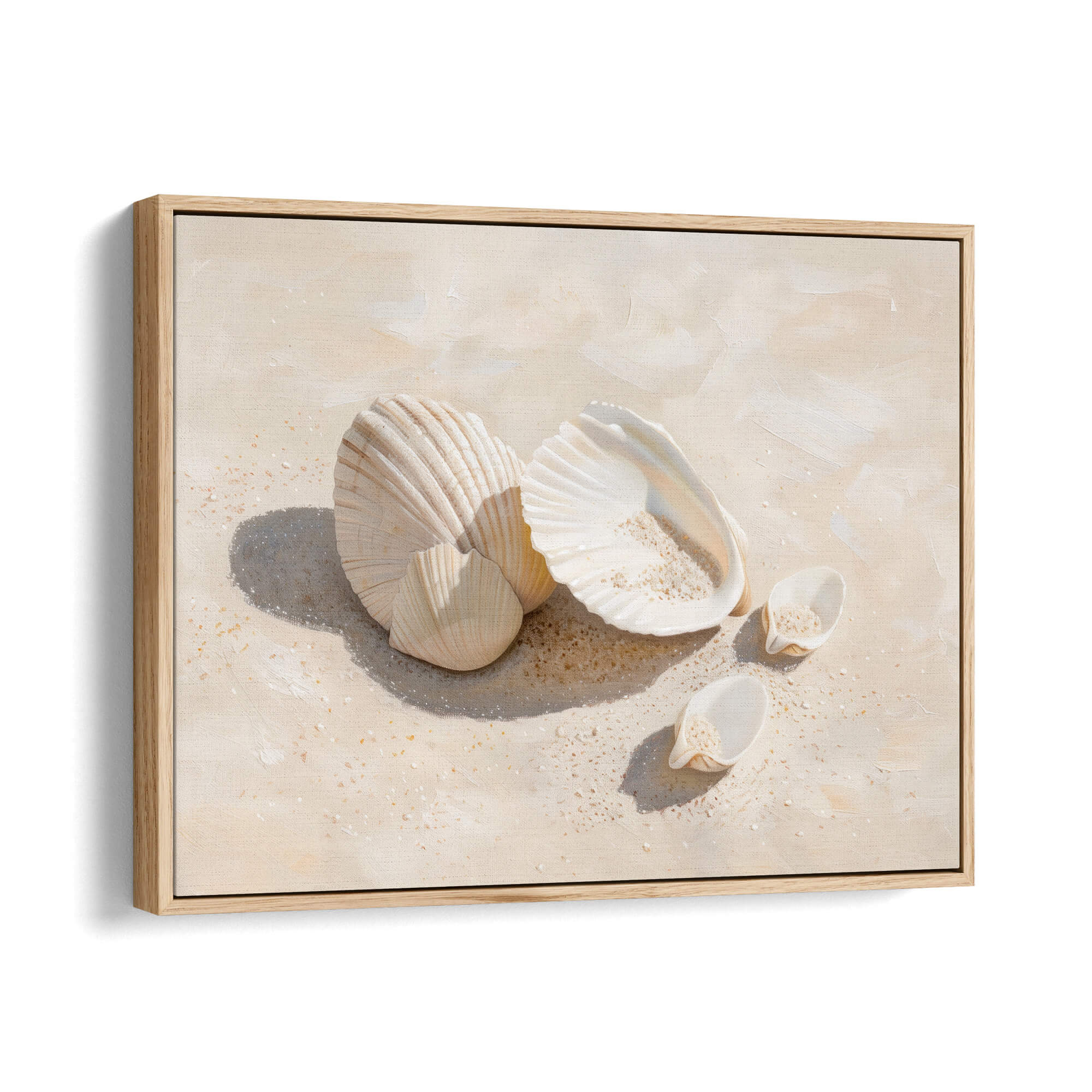 Seaside Trinkets Canvas Print Natural Wall Art - Melrose Editions