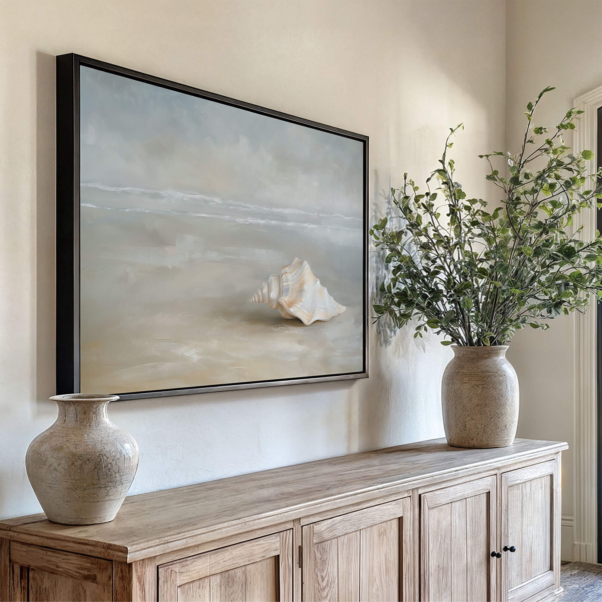 Serene Shells Canvas Print Wall Art - Melrose Editions