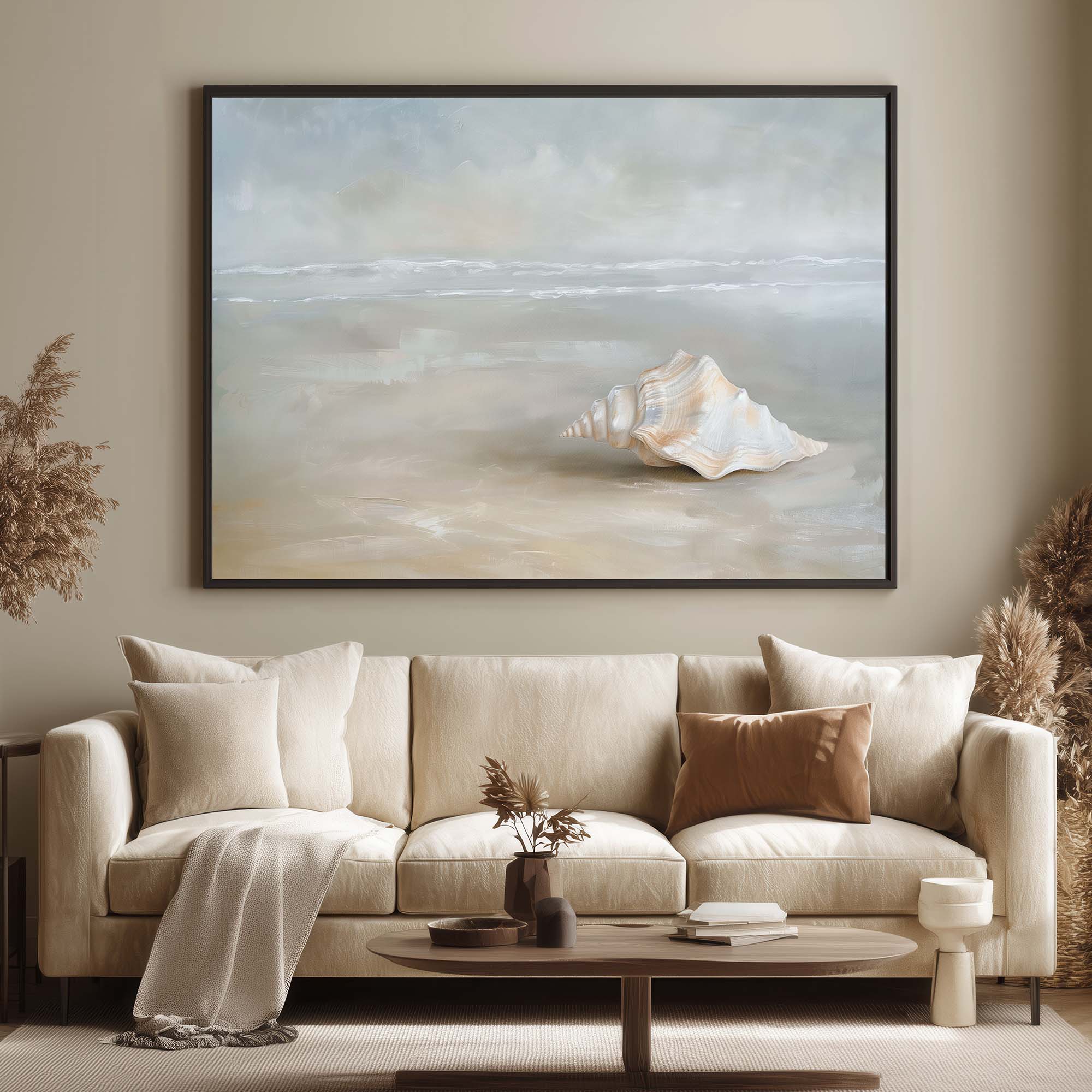 Serene Shells Canvas Print Wall Art - Melrose Editions
