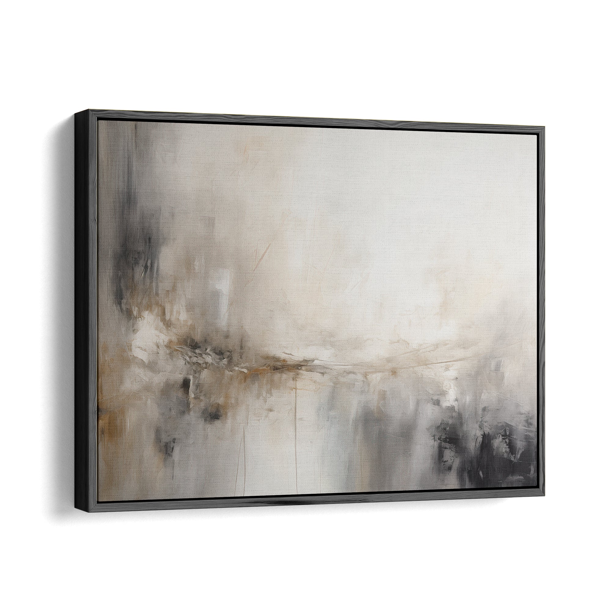 Shadowlight Framed Canvas Black Wall Art - Melrose Editions