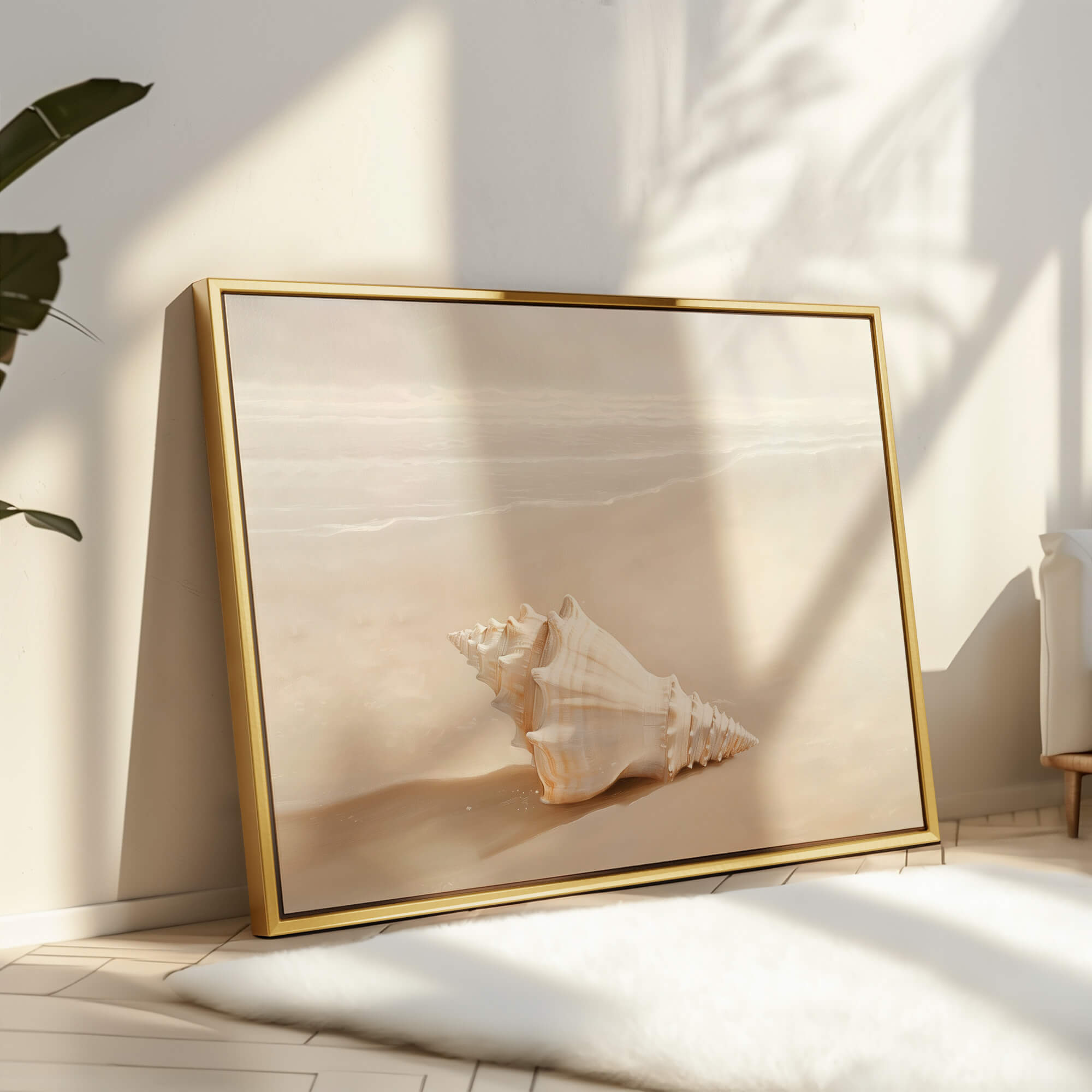 Shoreline Shell Canvas Print Wall Art - Melrose Editions