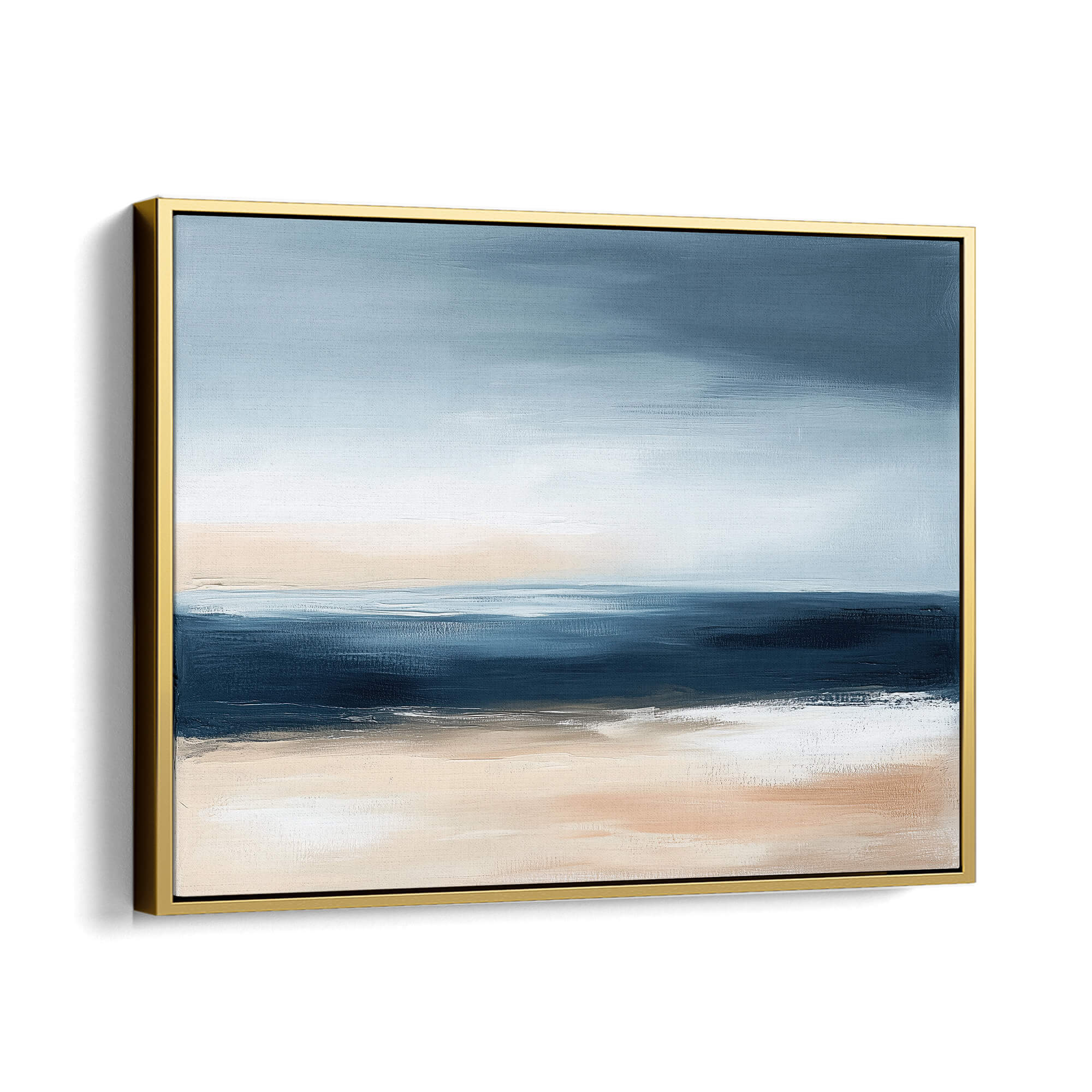 Shoreline Canvas Print Gold Wall Art - Melrose Editions