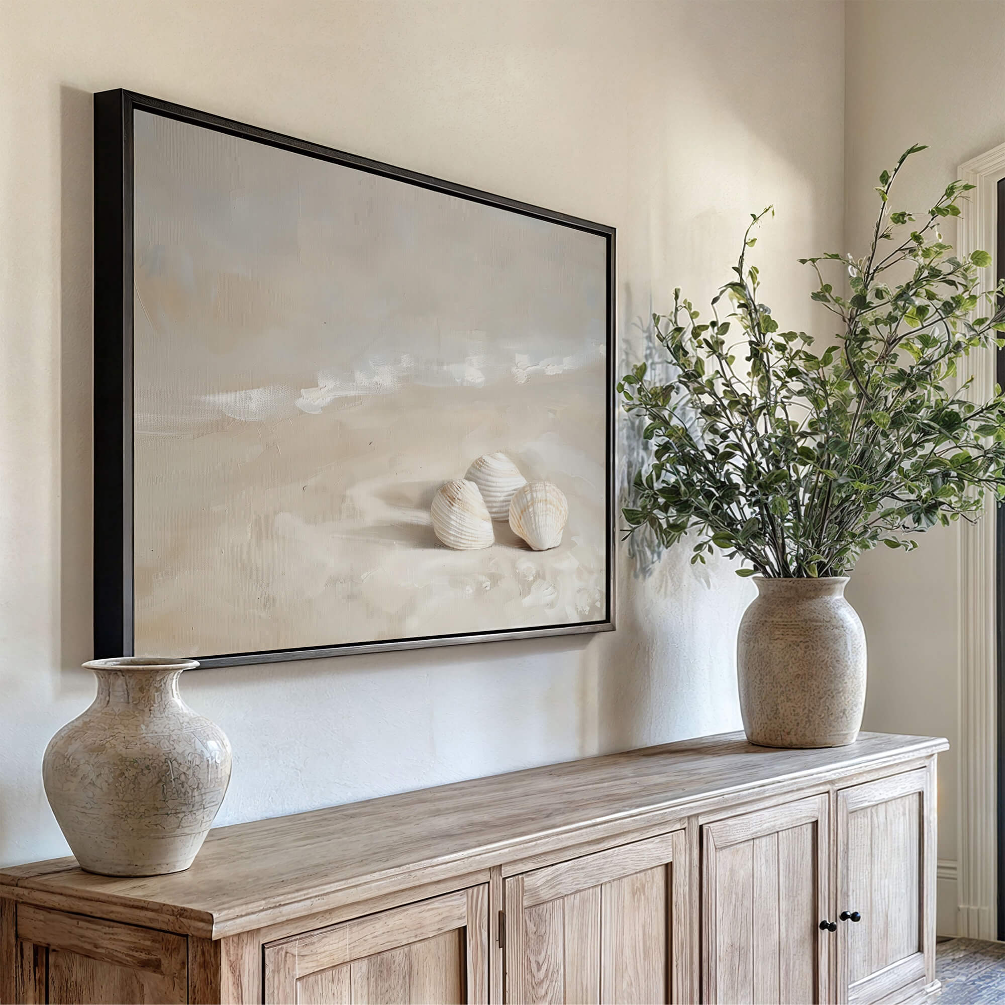 Shoreline Trio Landscape Canvas Print Wall Art - Melrose Editions