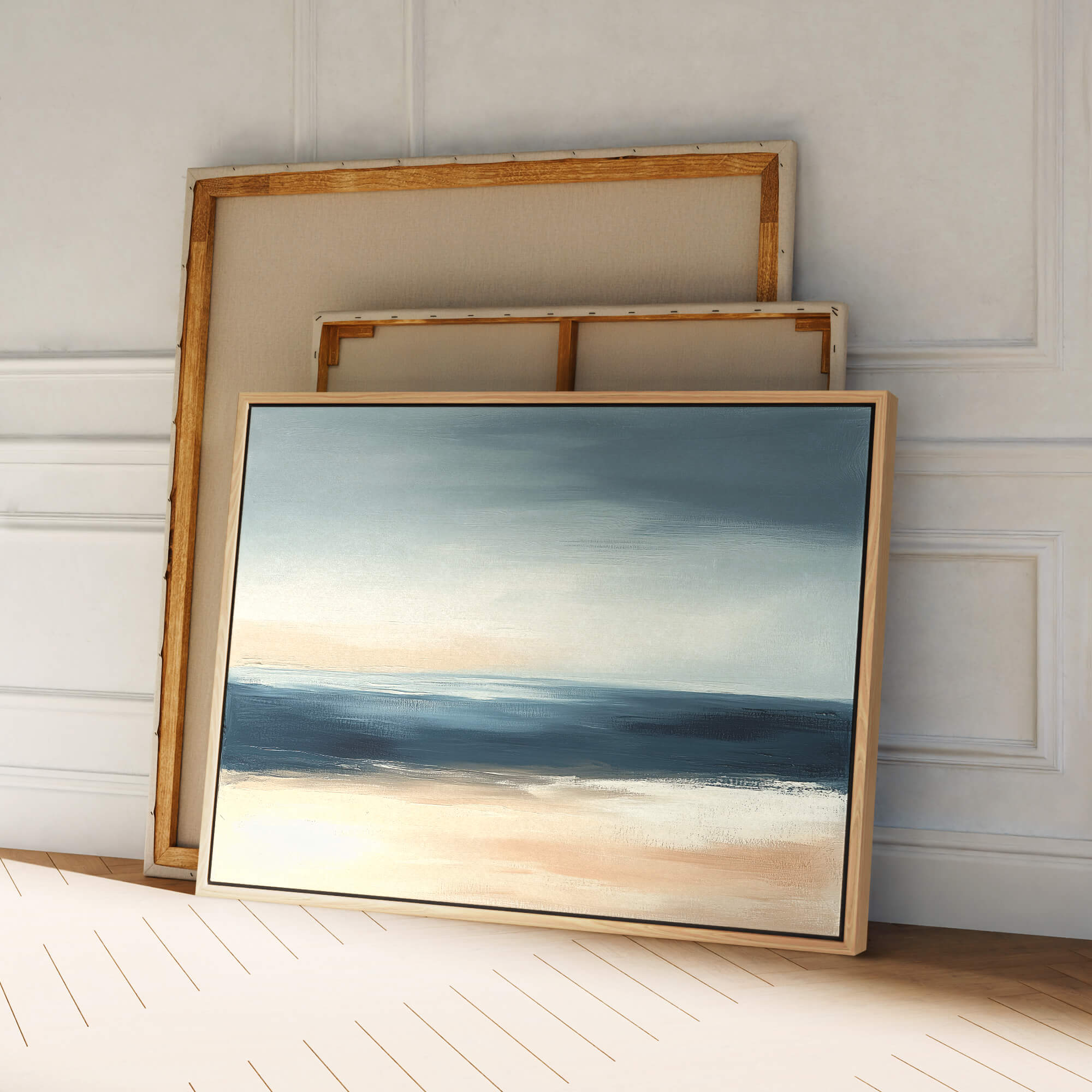 Shoreline Framed Canvas Wall Art - Melrose Editions