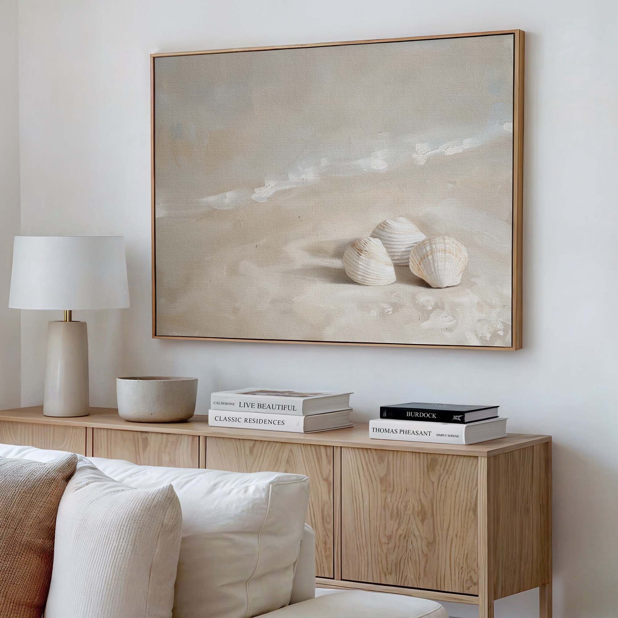 Shoreline Trio Landscape Canvas Print Wall Art - Melrose Editions