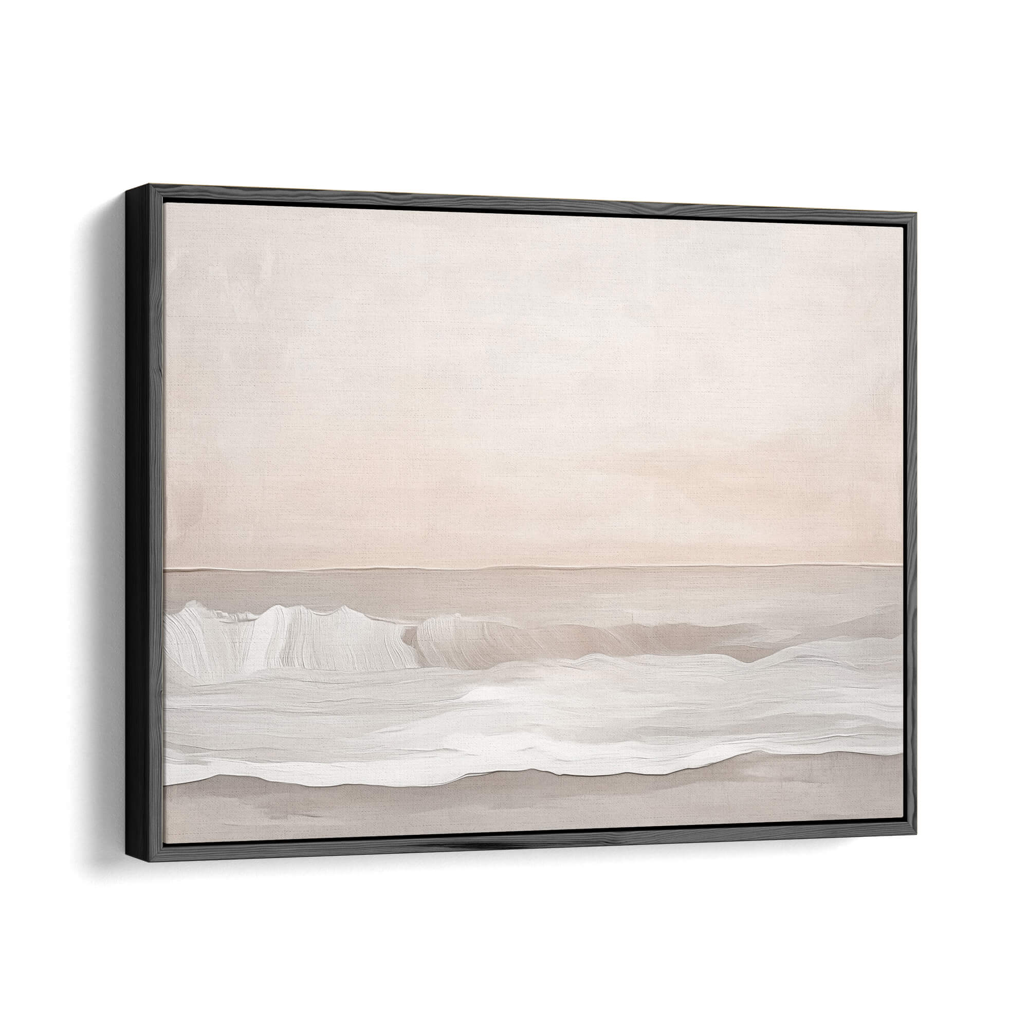 Soft Tide Canvas Print Black Wall Art - Melrose Editions