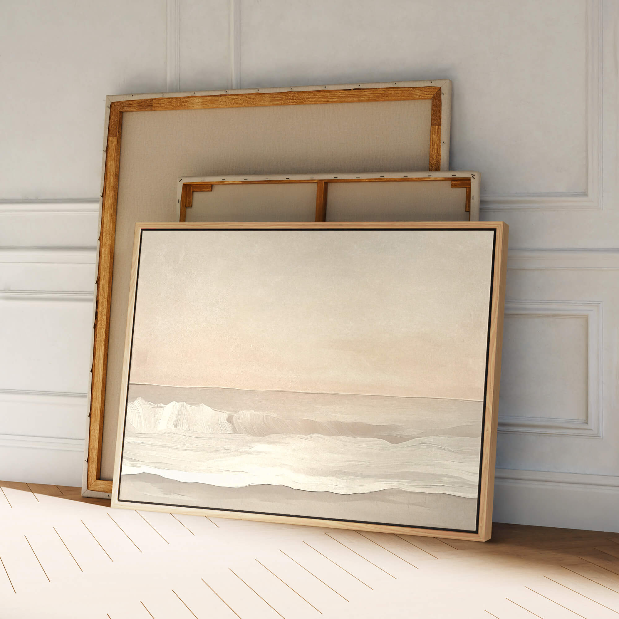 Soft Tide Canvas Print Wall Art - Melrose Editions
