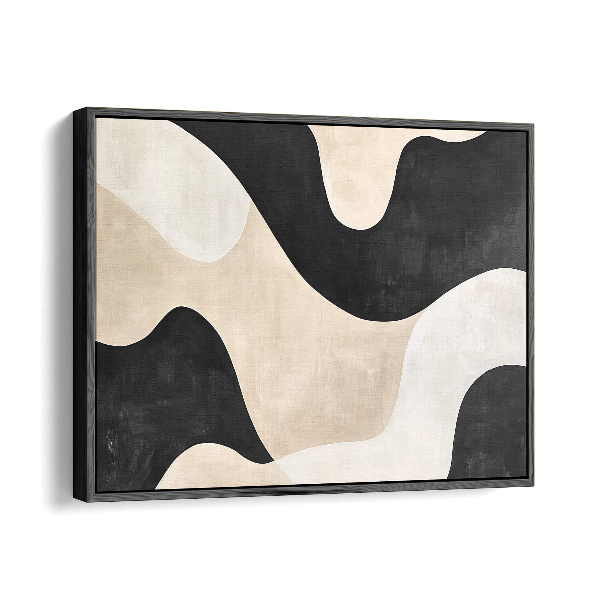 Soft Contrast Canvas Print Black Wall Art - Melrose Editions