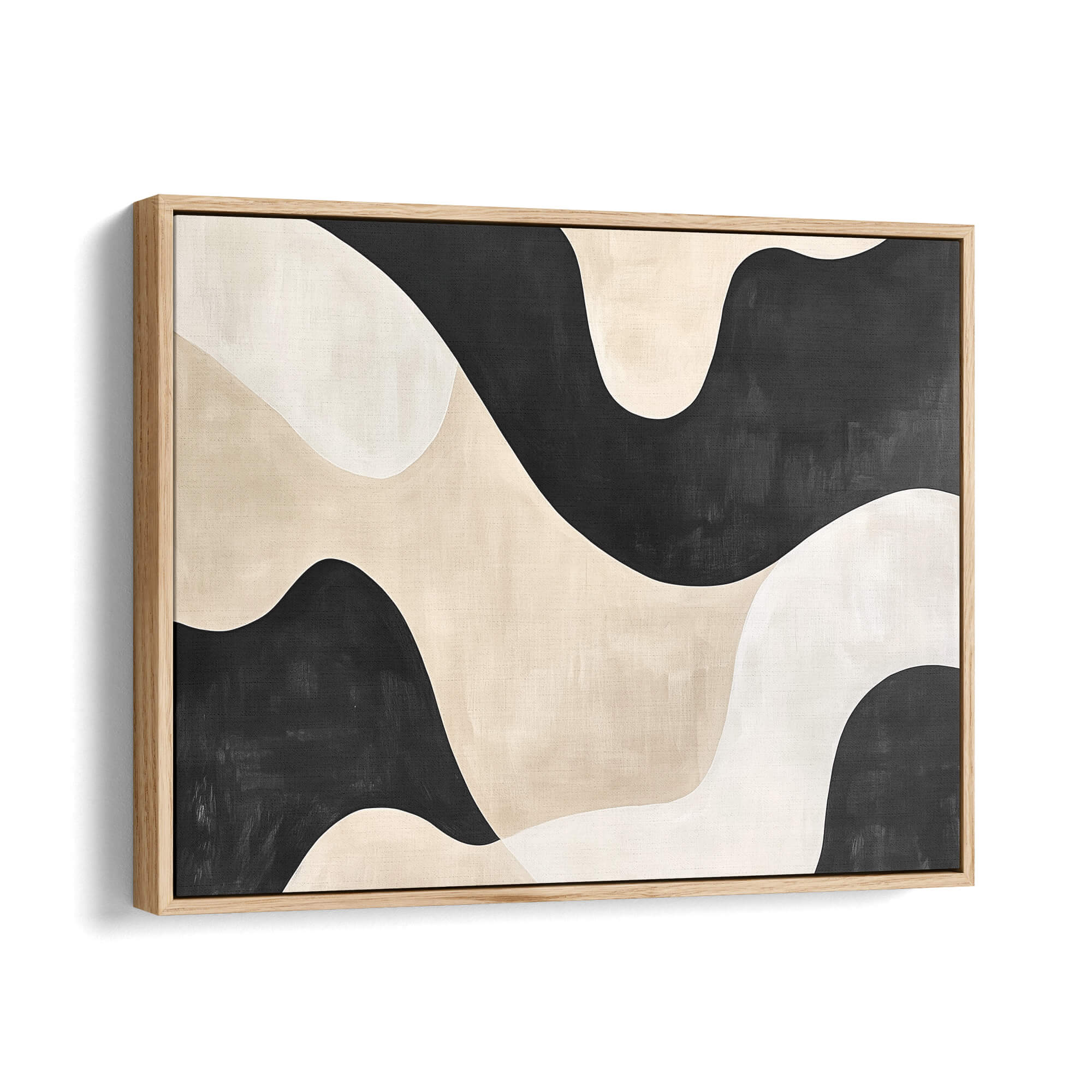 Soft Contrast Canvas Print Natural Wall Art - Melrose Editions