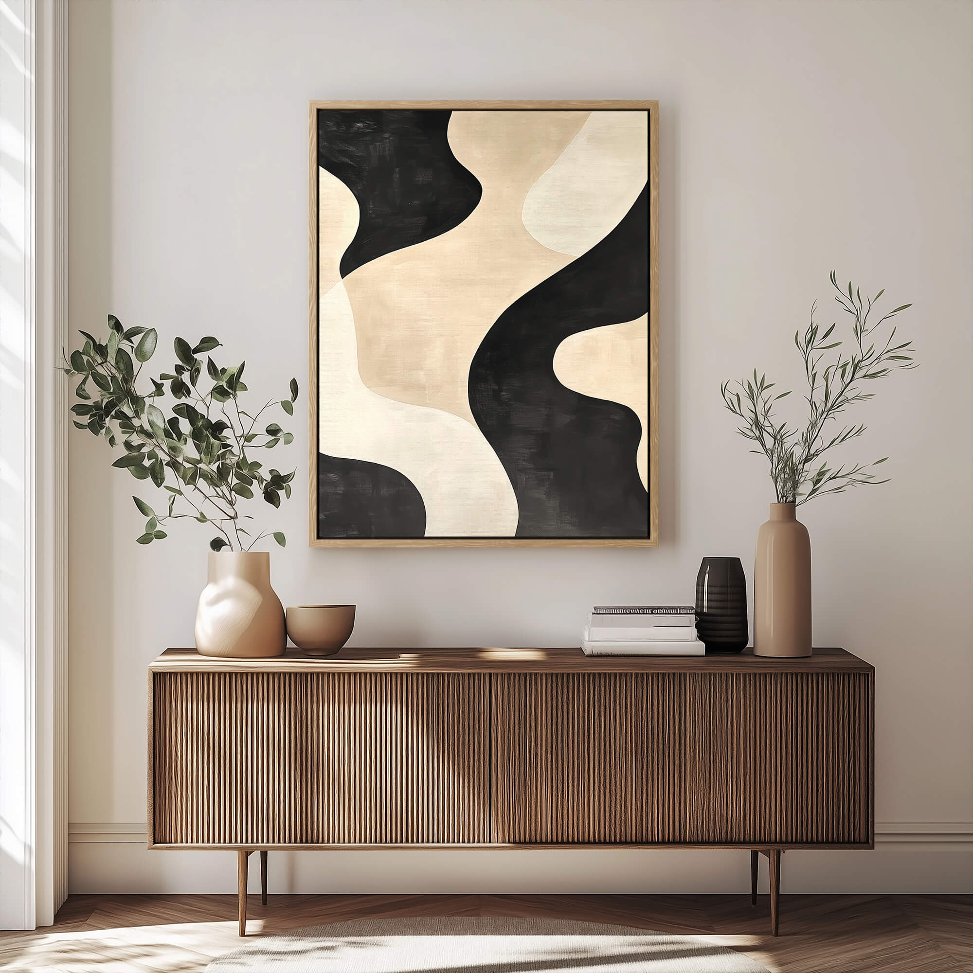 Soft Contrast Canvas Print Wall Art - Melrose Editions