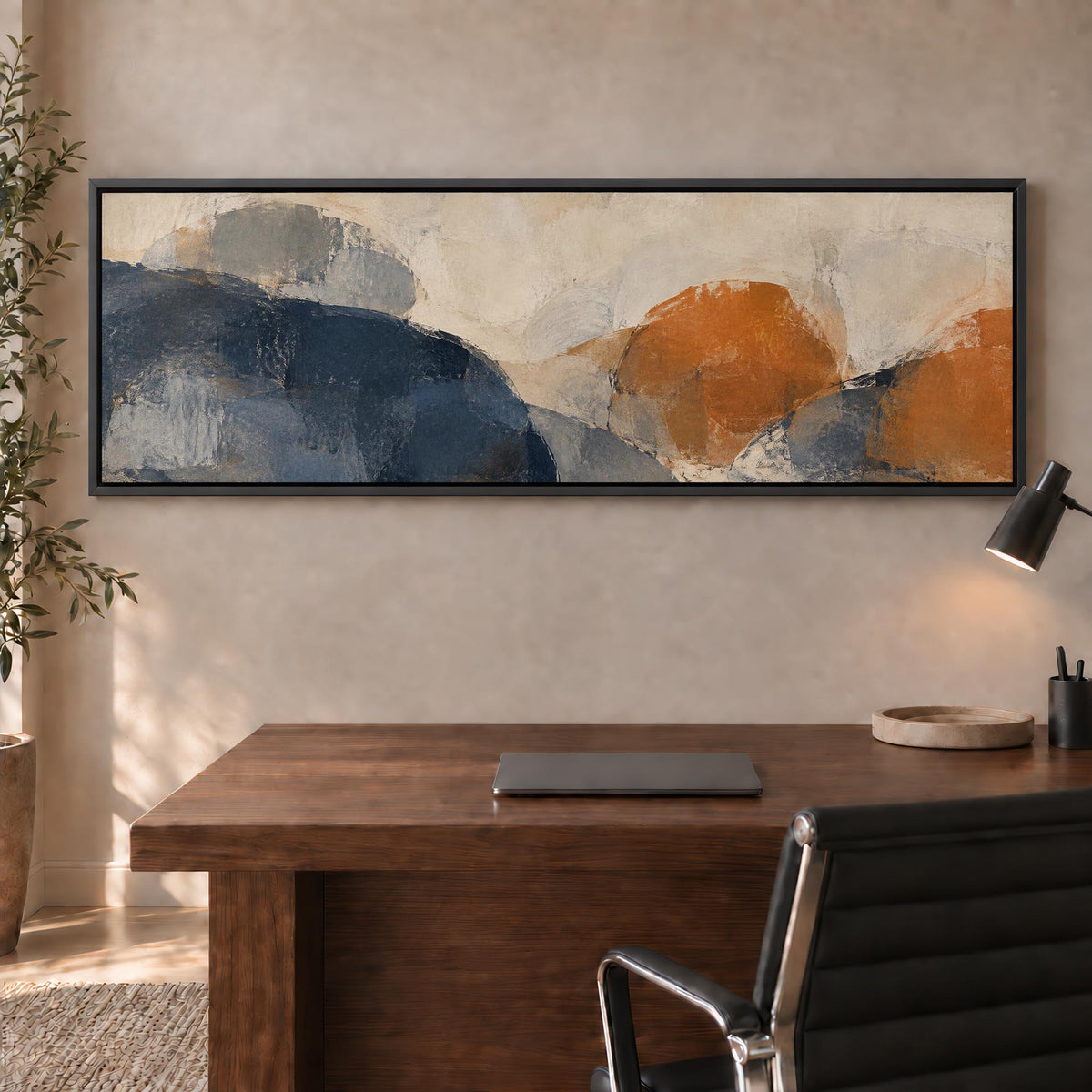 Soft Geometry Canvas Print Wall Art - Melrose Editions