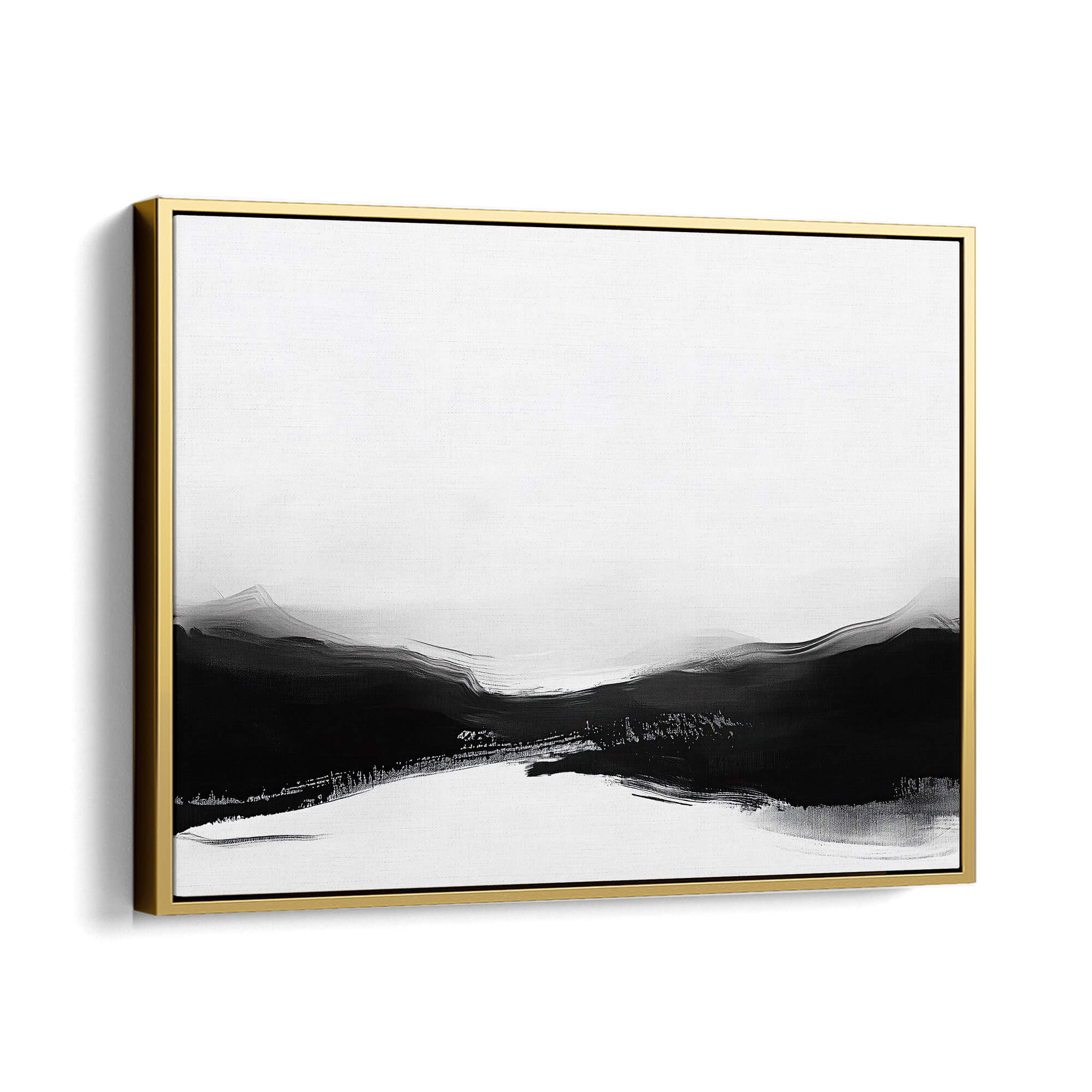 Still Range Framed Canvas Gold Wall Art - Melrose Editions