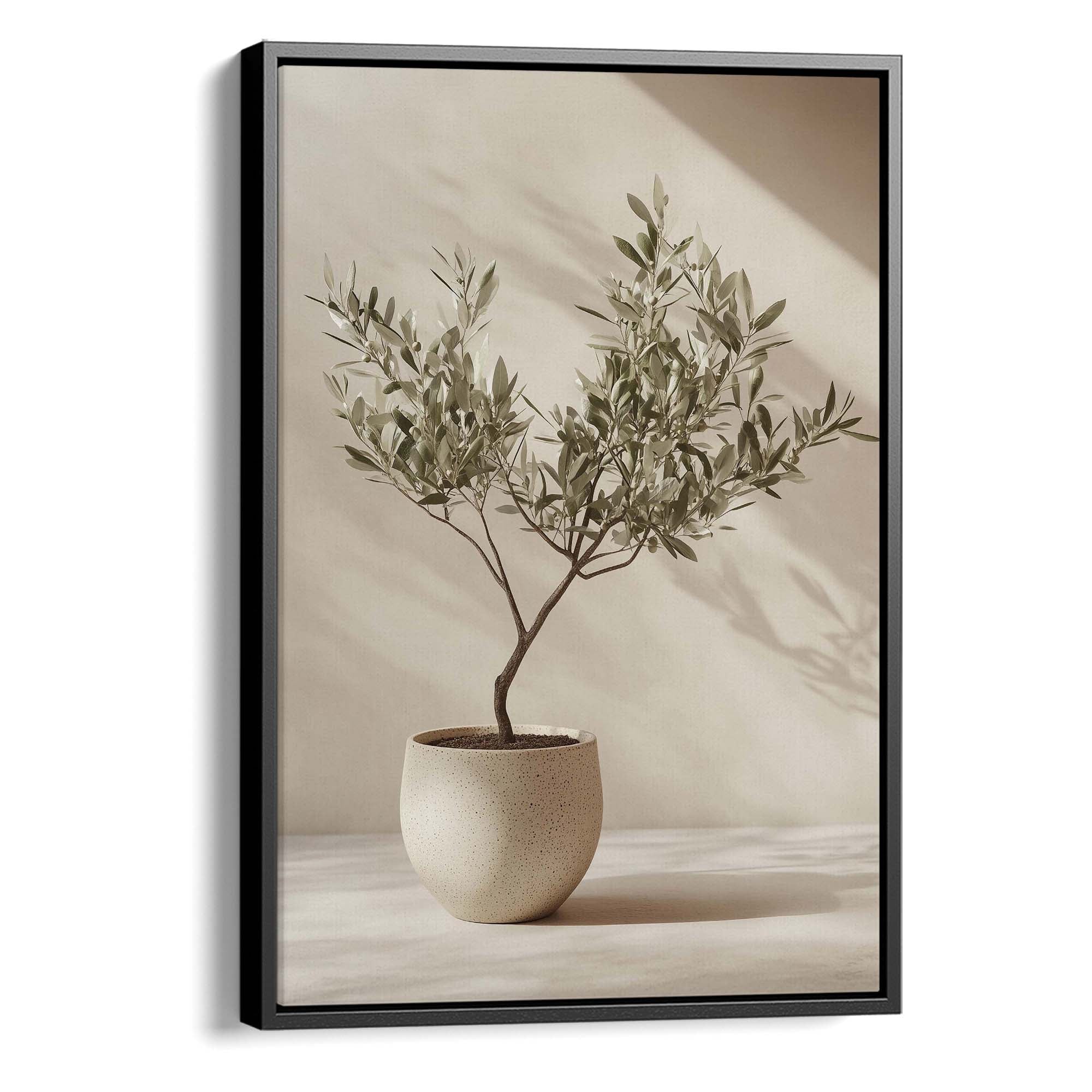 Studio Olive Tree Canvas Print Black Wall Art - Melrose Editions