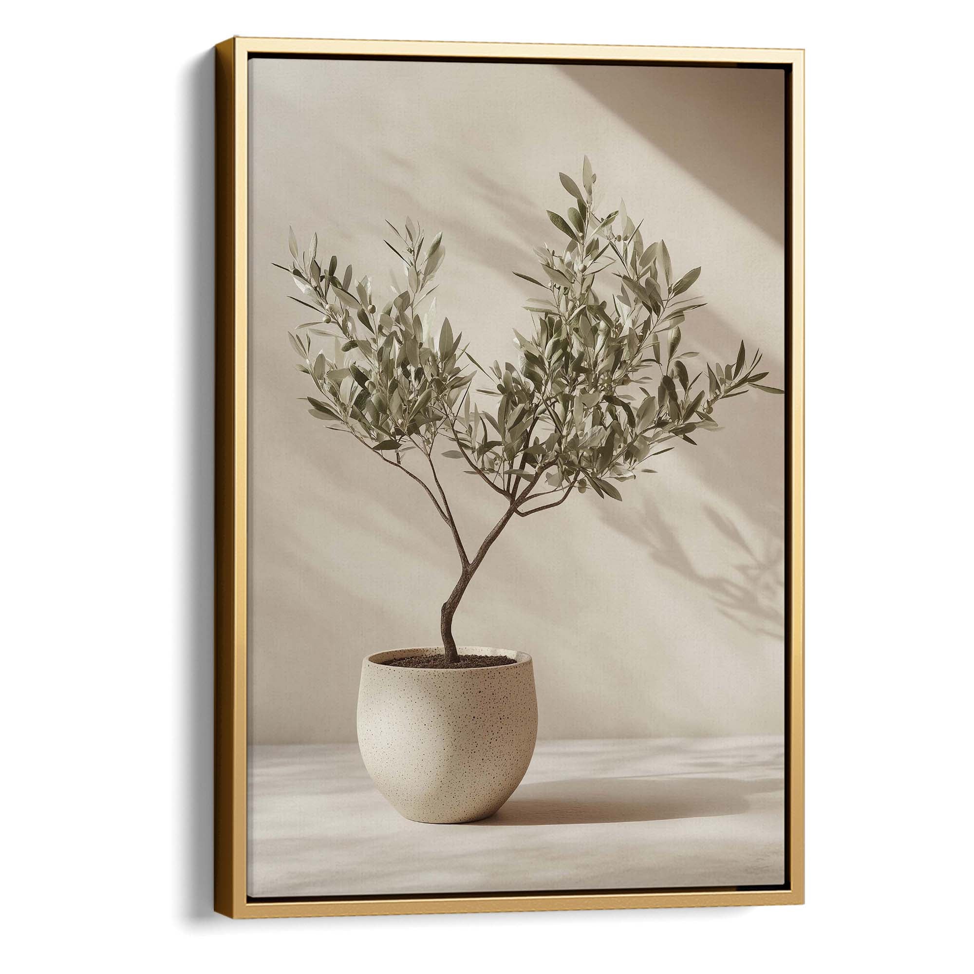 Studio Olive Tree Canvas Print Gold Wall Art - Melrose Editions