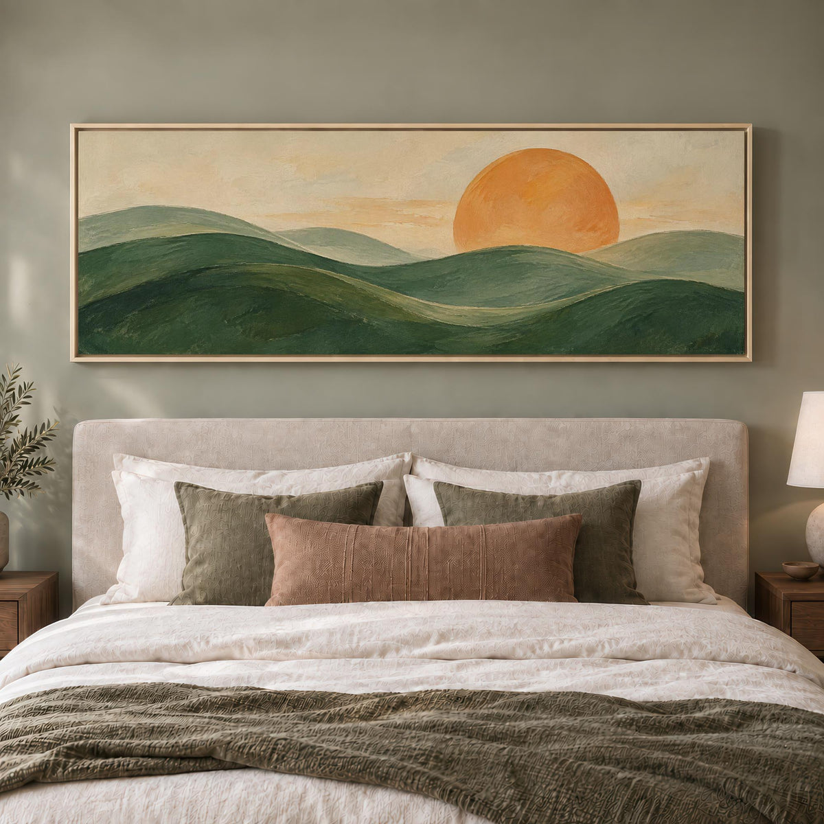 Sunlit Earth Canvas Print Wall Art - Melrose Editions