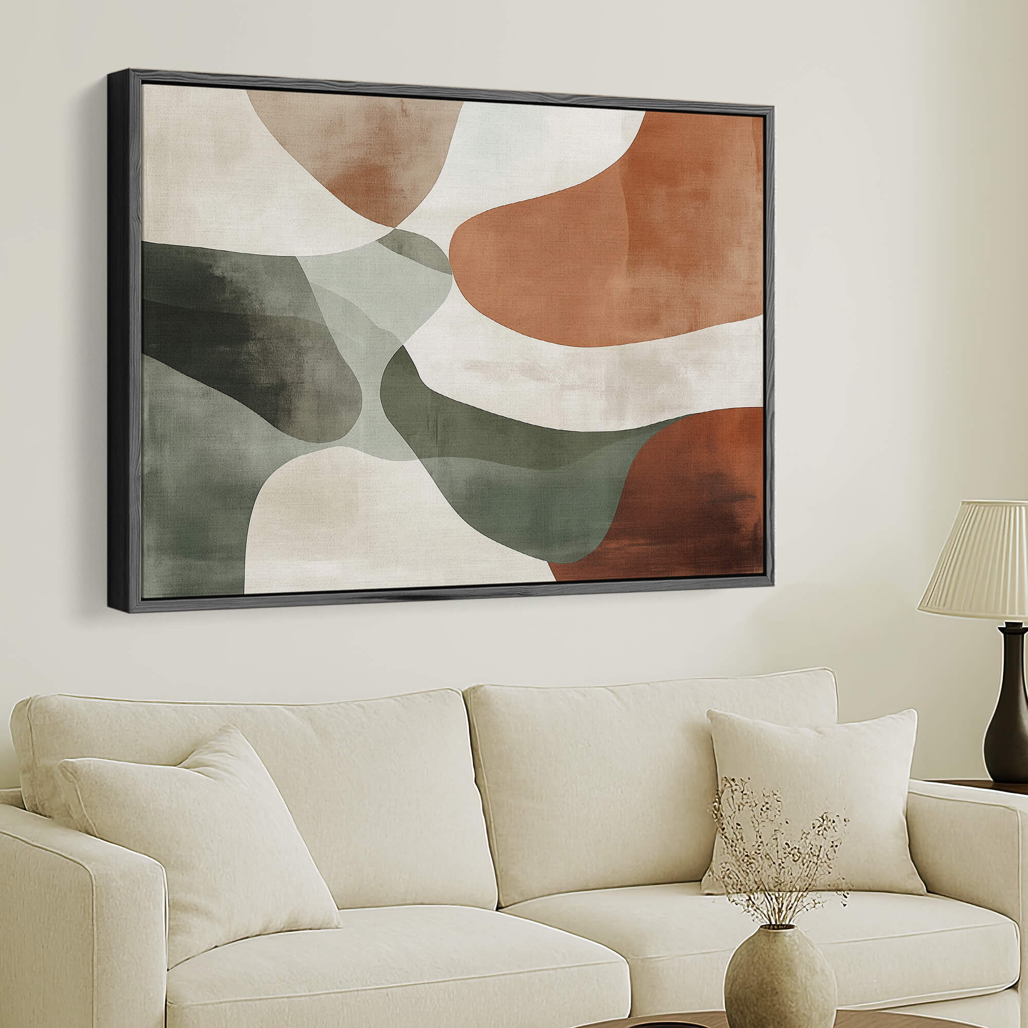 Terrene Framed Canvas Wall Art - Melrose Editions