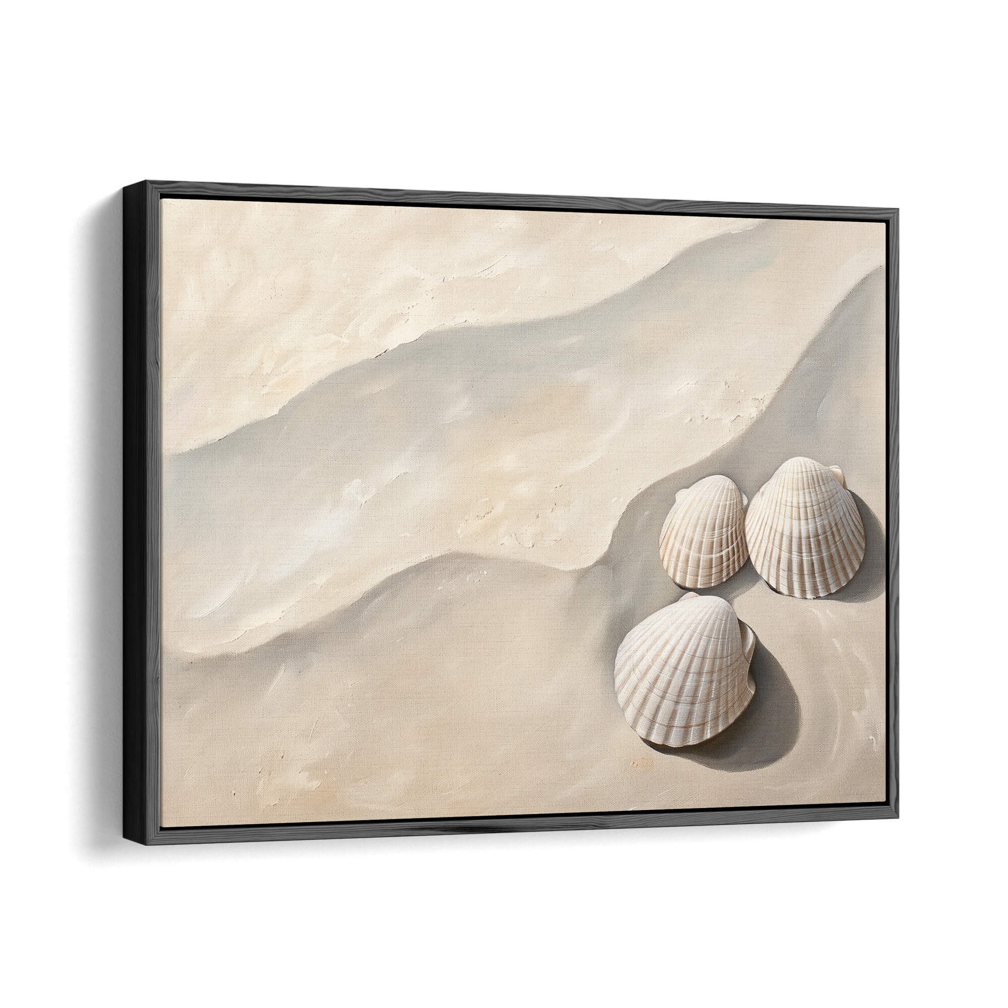 Tidal Calm Canvas Print Black Wall Art - Melrose Editions