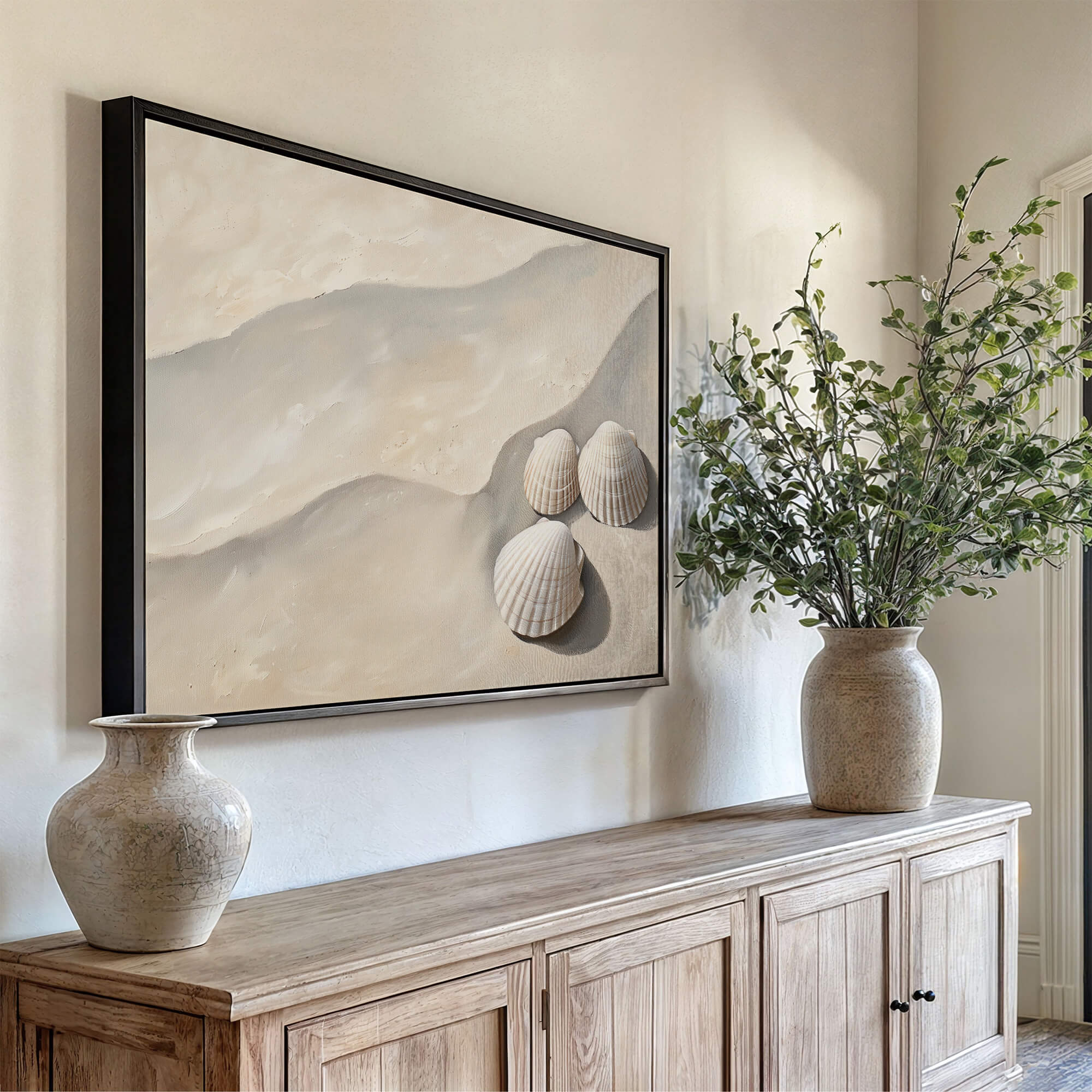 Tidal Calm Canvas Print Wall Art - Melrose Editions