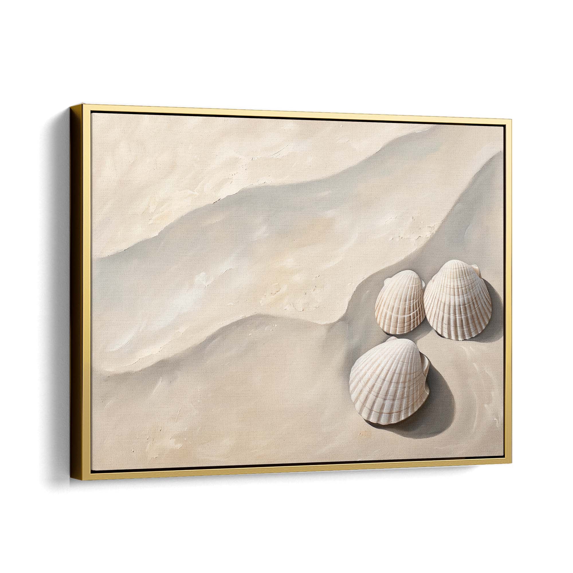 Tidal Calm Canvas Print Gold Wall Art - Melrose Editions