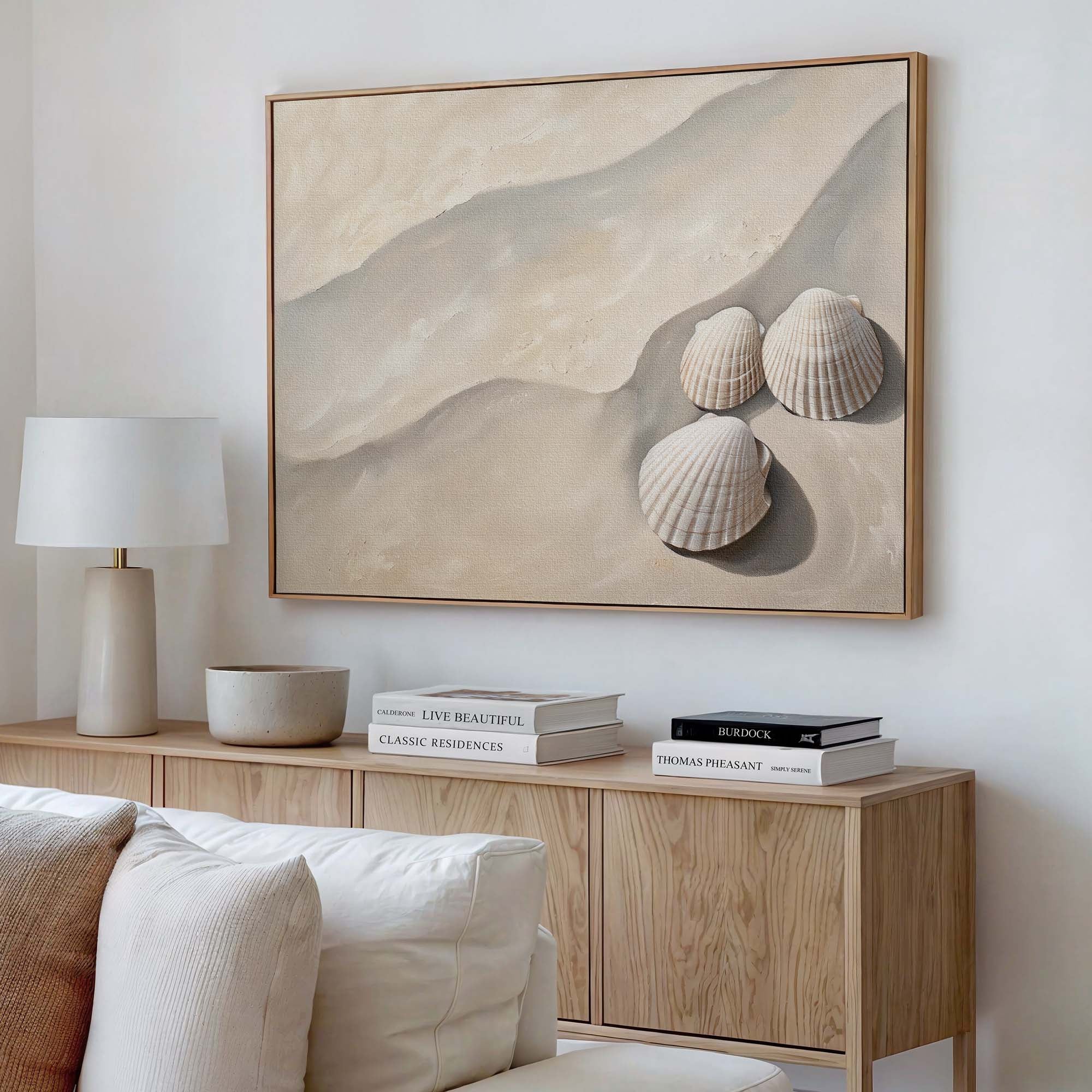 Tidal Calm Canvas Print Wall Art - Melrose Editions