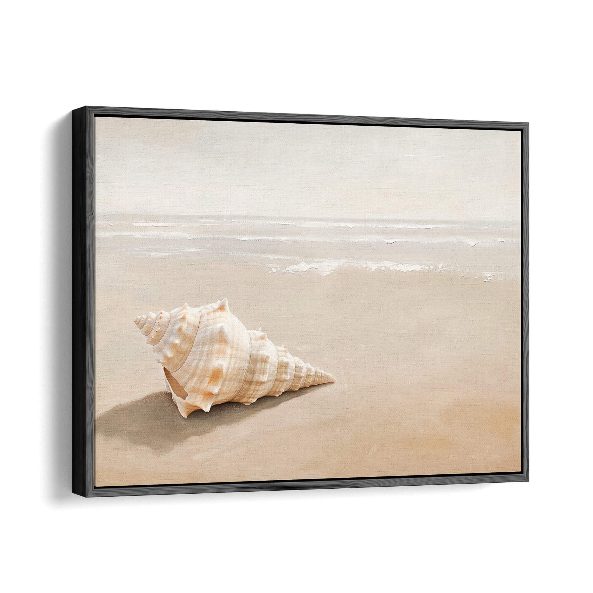 Tranquil Shores Canvas Print Black Wall Art - Melrose Editions