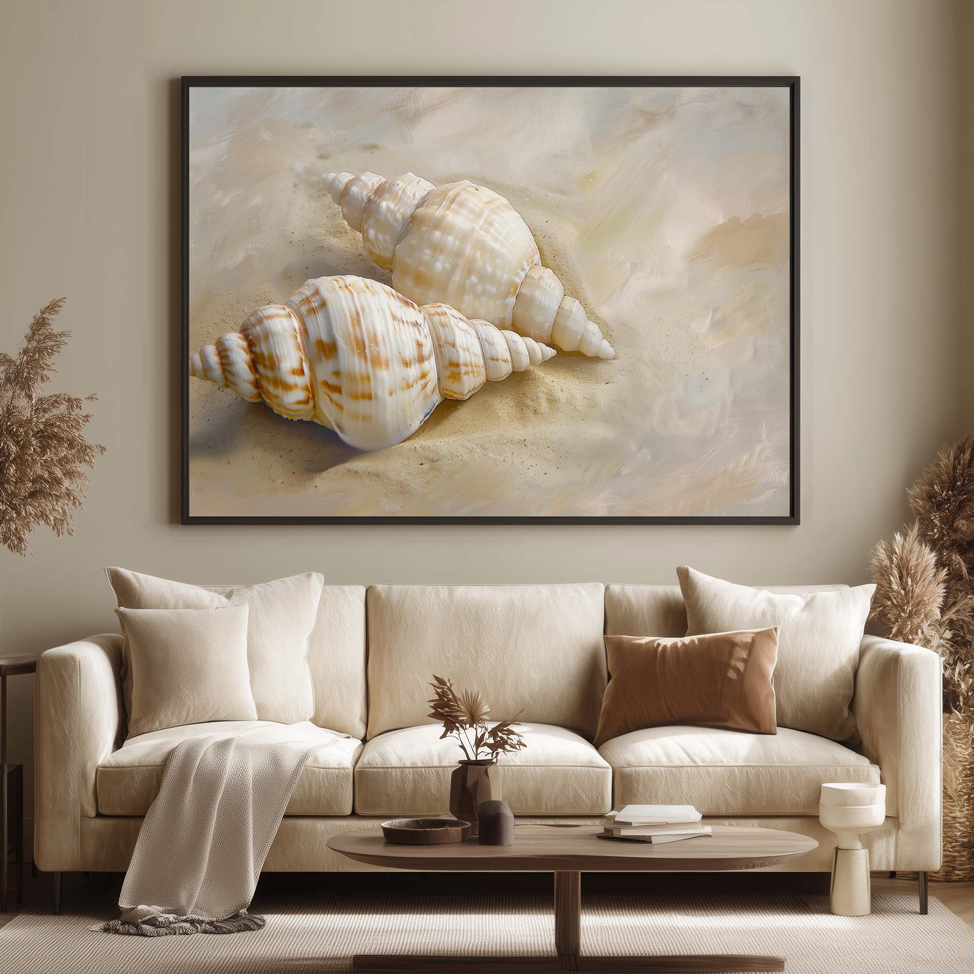 Twin Shells Canvas Print Wall Art - Melrose Editions
