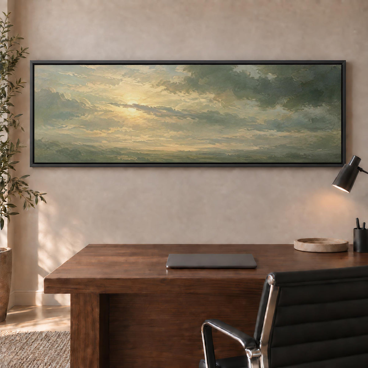 Verdant Light Canvas Print Wall Art - Melrose Editions