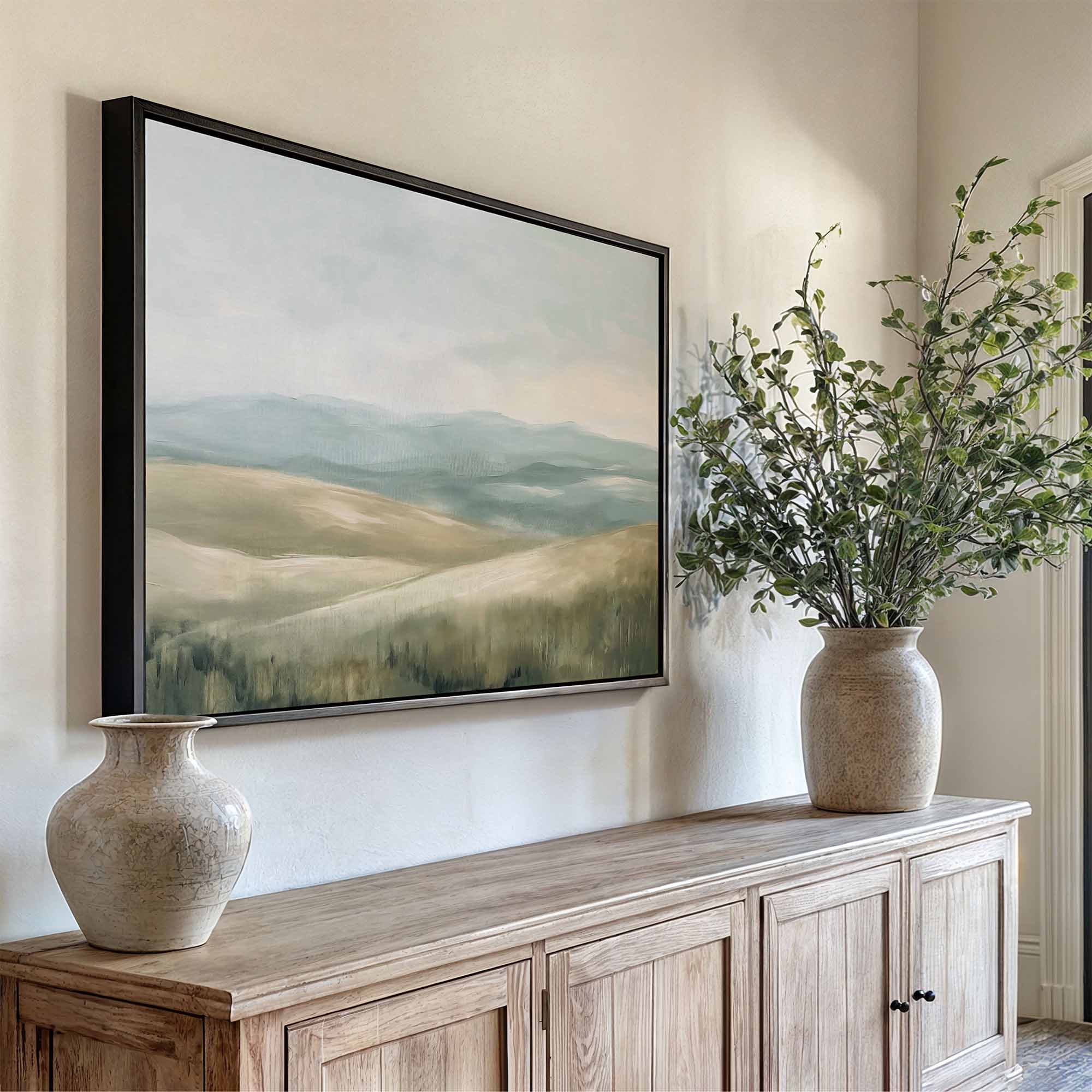 Whispering Hills Framed Canvas Wall Art - Melrose Editions