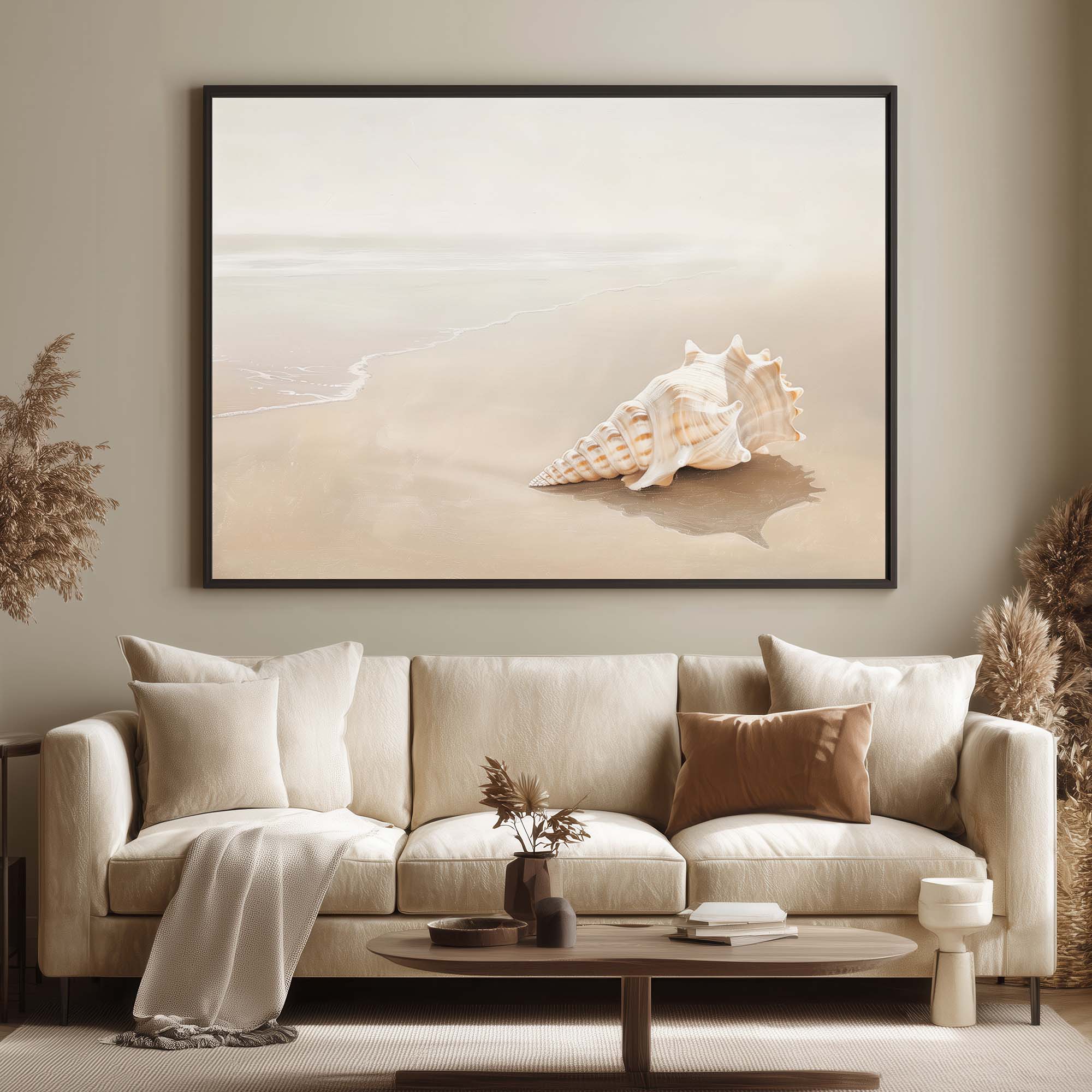 Whispering Sands Canvas Print Small — 18×24″ Natural Wall Art - Melrose Editions