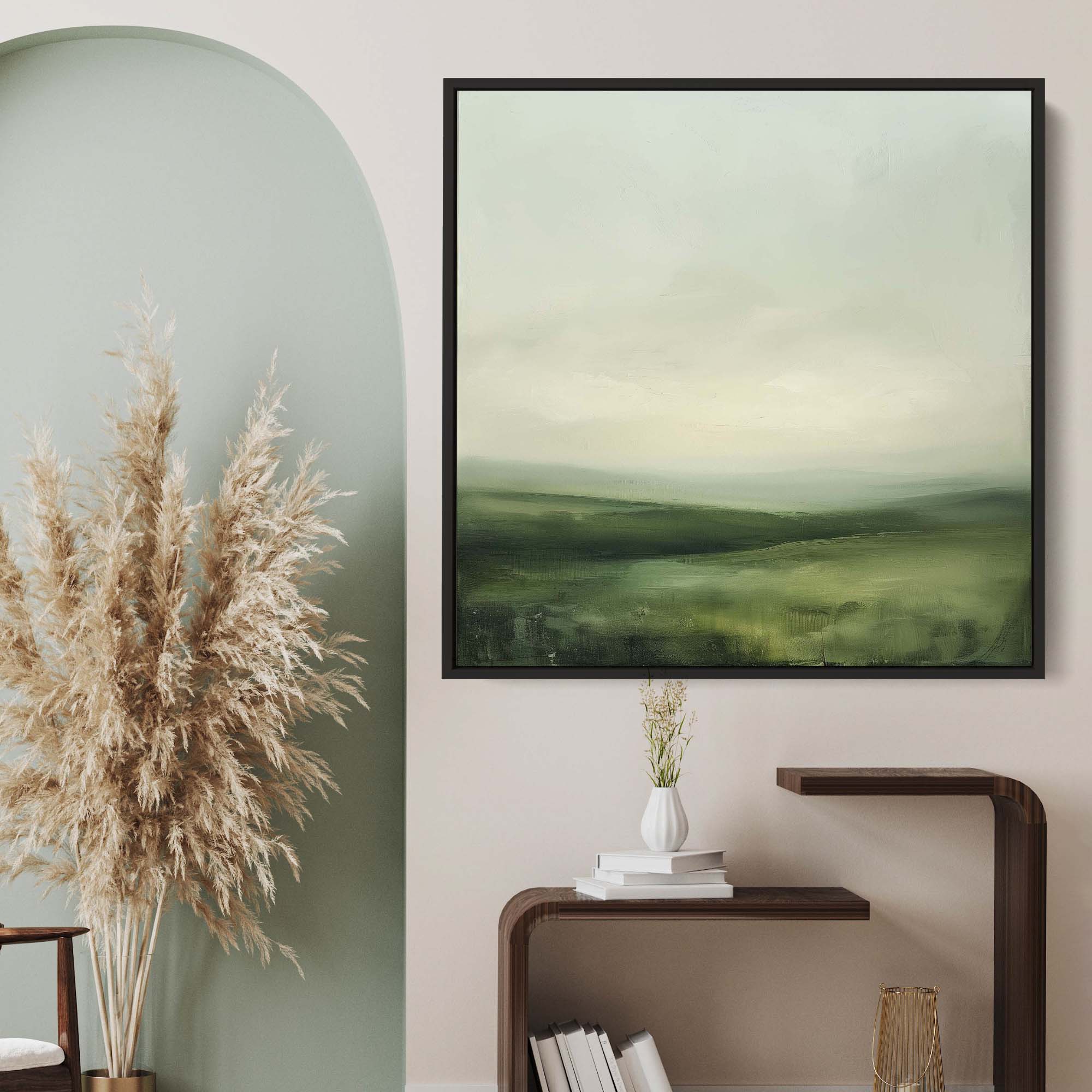 Green Mist Canvas Print Wall Art - Melrose Editions