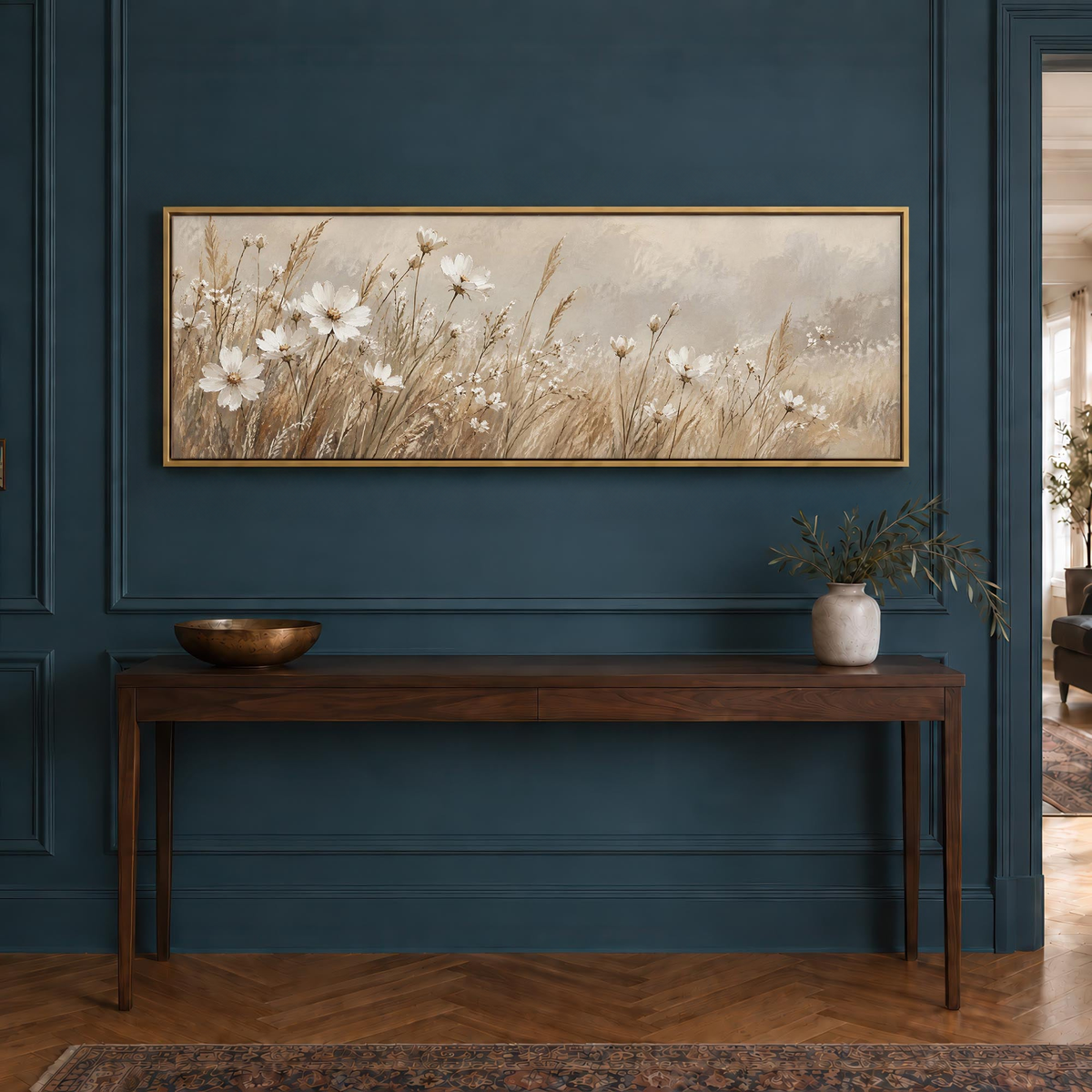 Airborne Blossoms Canvas Print Wall Art - Melrose Editions