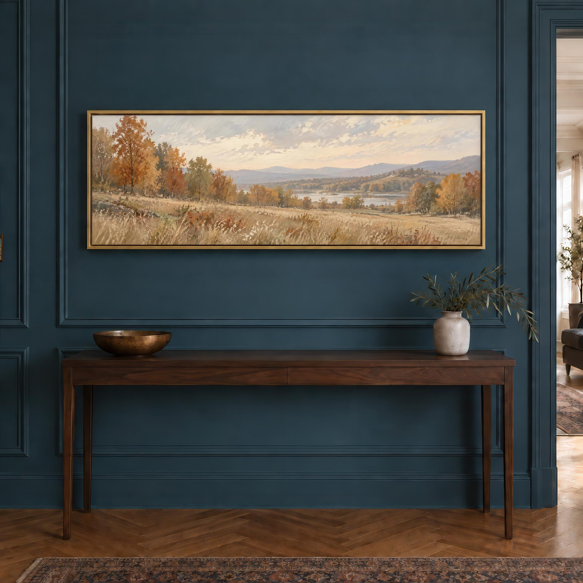Autumn Woodland Canvas Print Wall Art - Melrose Editions